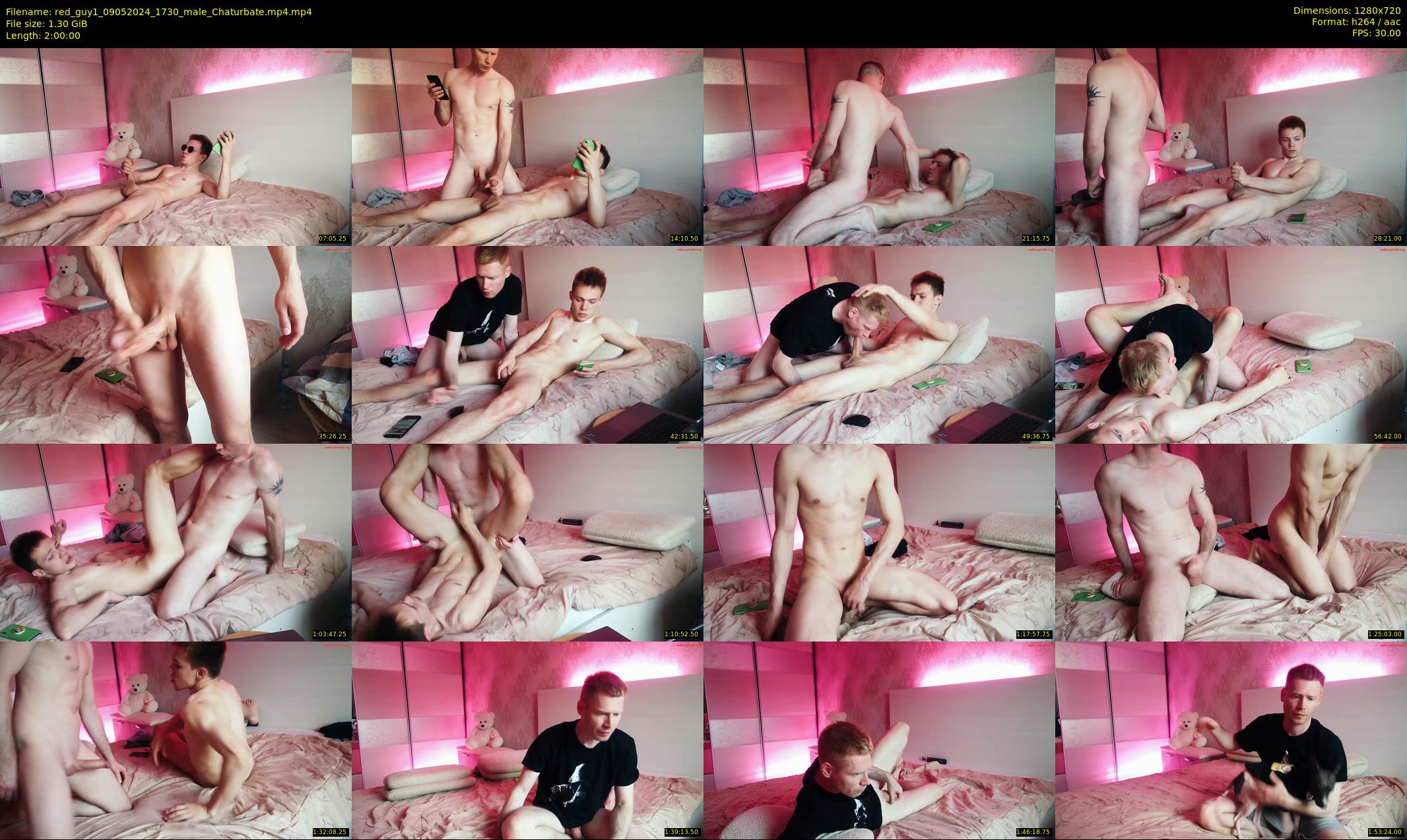red_guy1 — 120 minute Chaturbate male cam show recording, 720p, May 9, 2024
