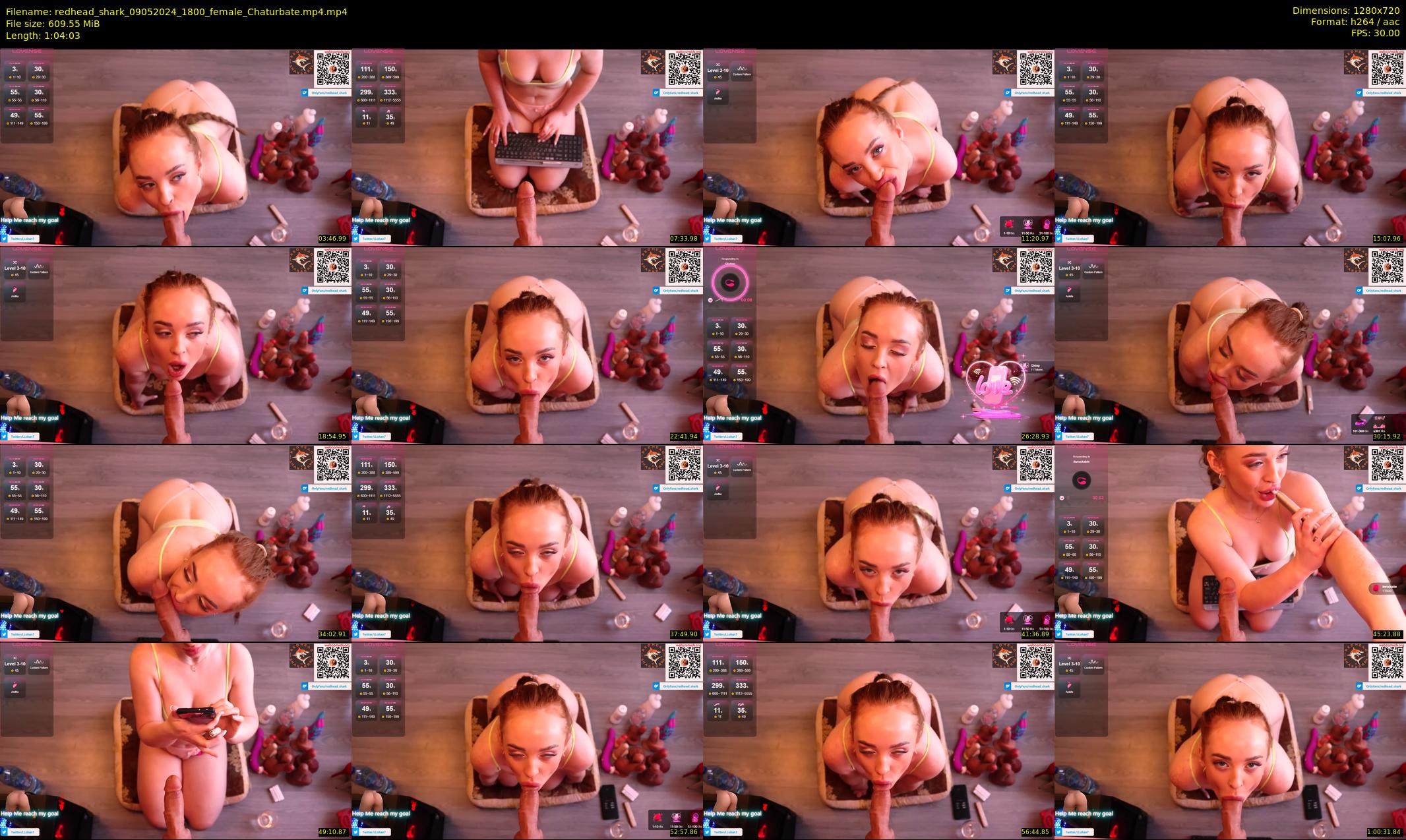 redhead_shark — 65 minute Chaturbate female cam show recording, 720p, May 9, 2024