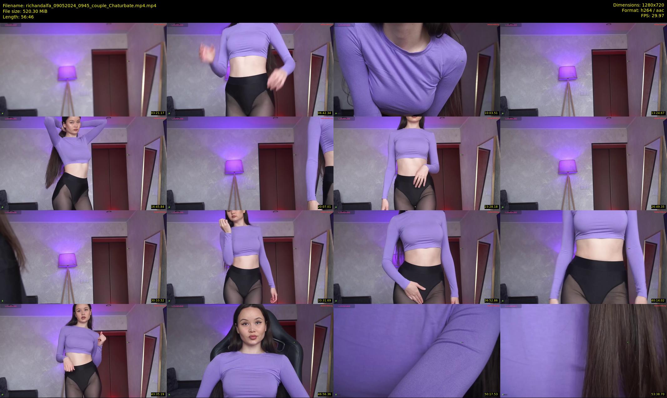 richandalfa — 57 minute Chaturbate couple cam show recording, 720p, May 9, 2024