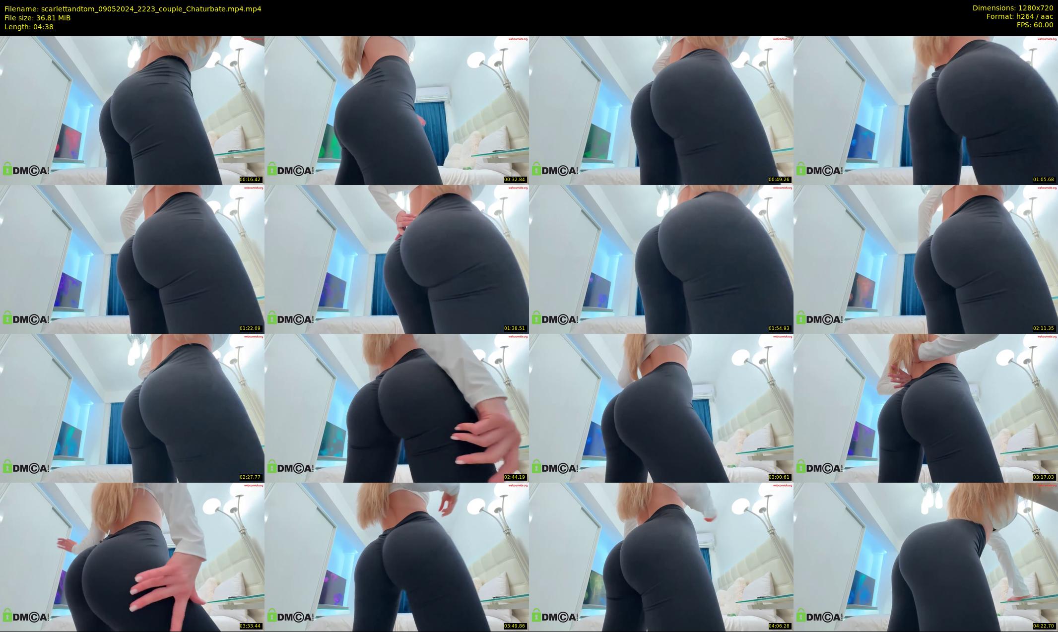 scarlettandtom — 5 minute Chaturbate couple cam show recording, 720p, May 9, 2024