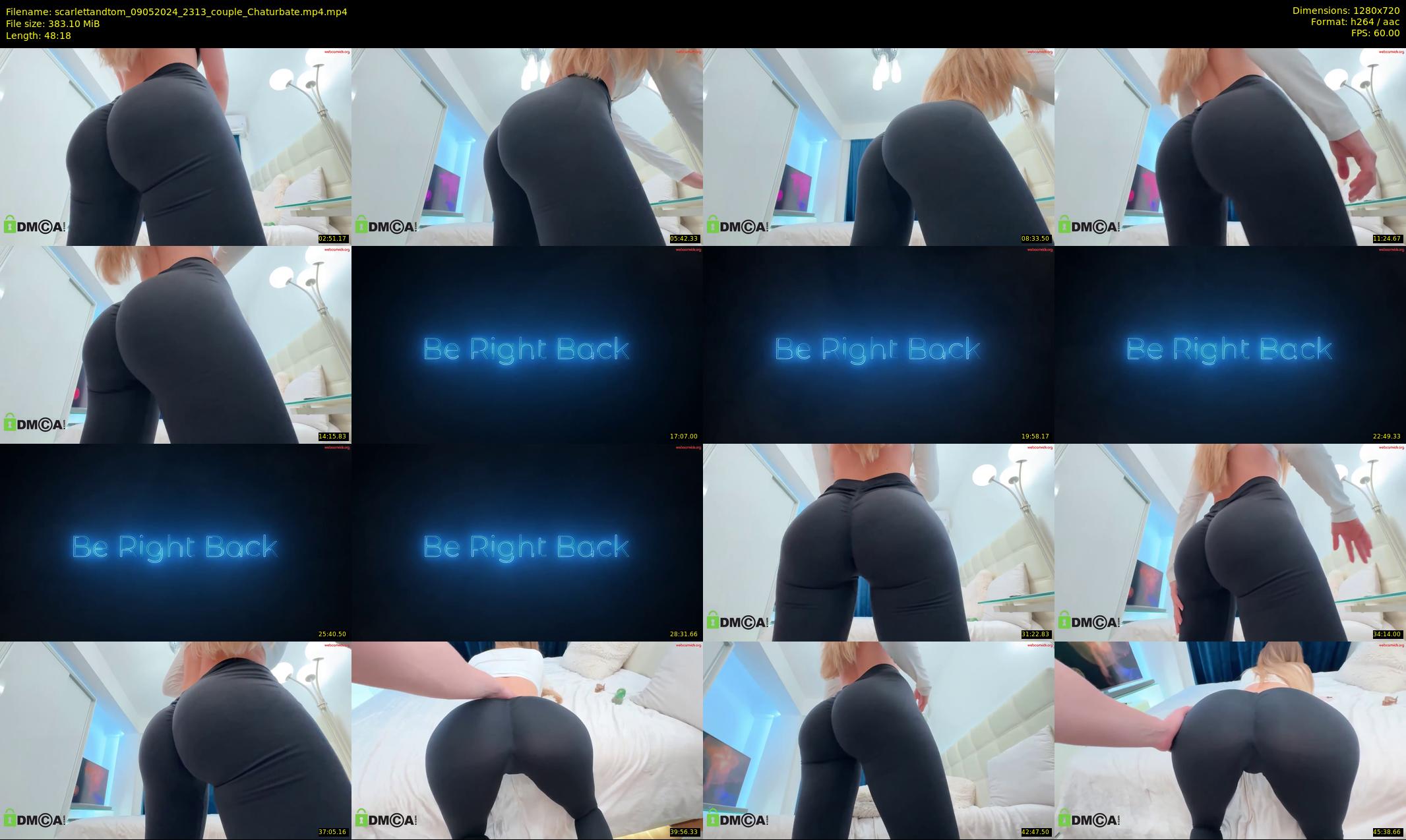 scarlettandtom — 49 minute Chaturbate couple cam show recording, 720p, May 9, 2024
