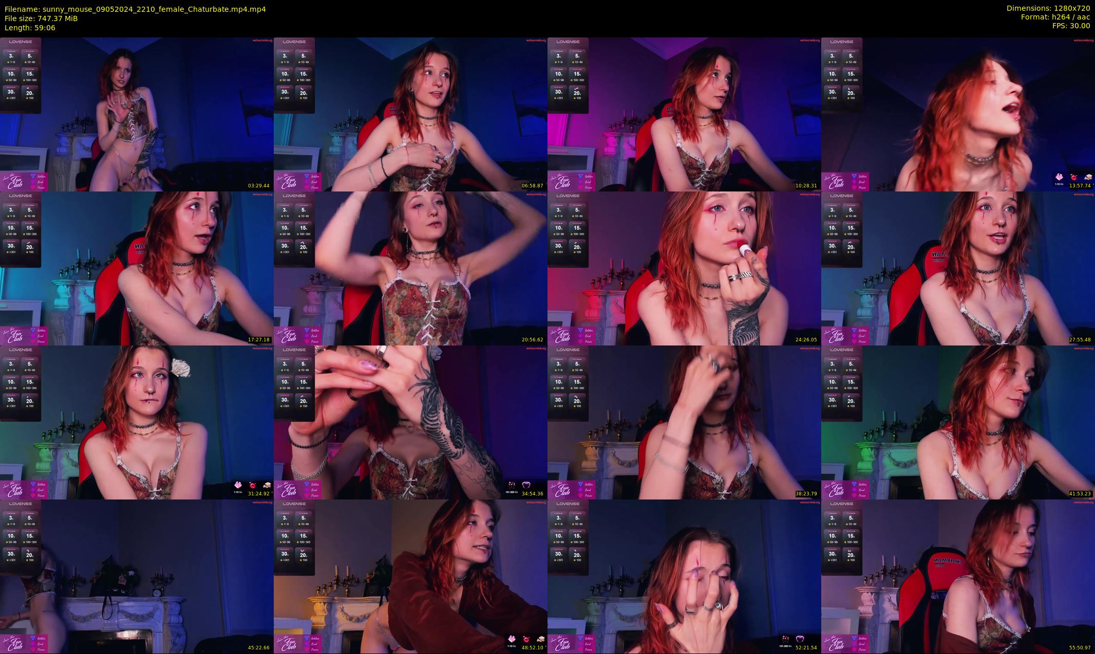 sunny_mouse — 60 minute Chaturbate female cam show recording, 720p, May 9, 2024