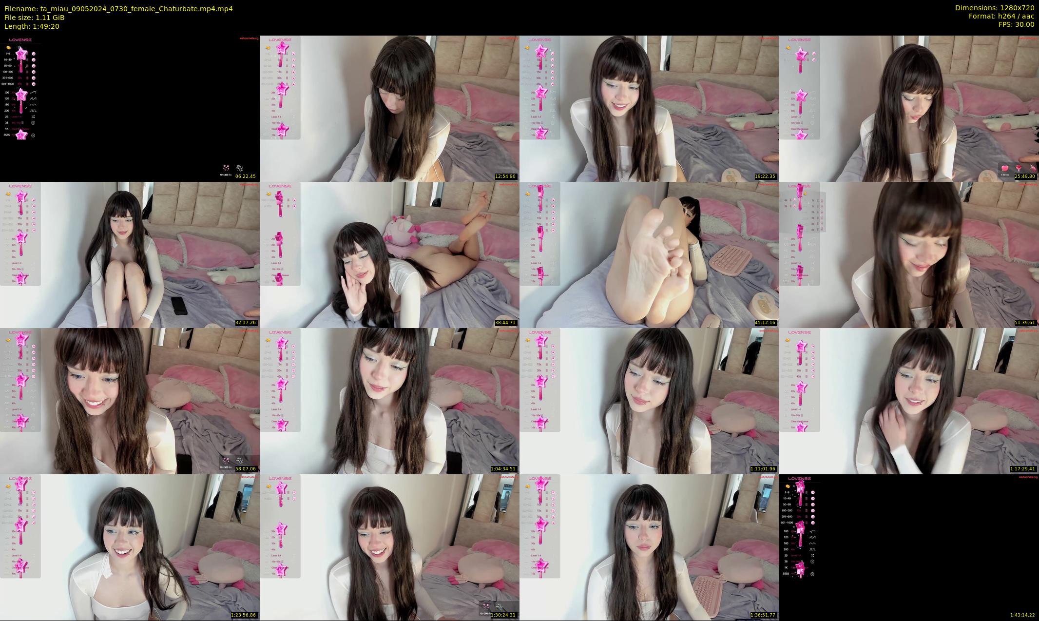 ta_miau — 110 minute Chaturbate female cam show recording, 720p, May 9, 2024
