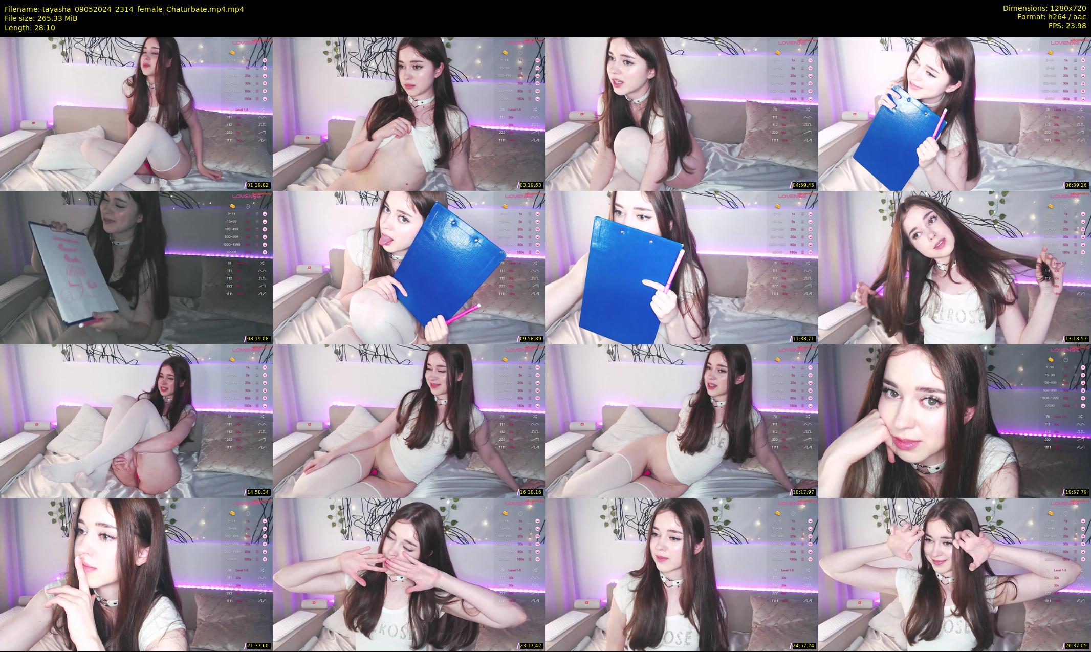 tayasha — 29 minute Chaturbate female cam show recording, 720p, May 9, 2024