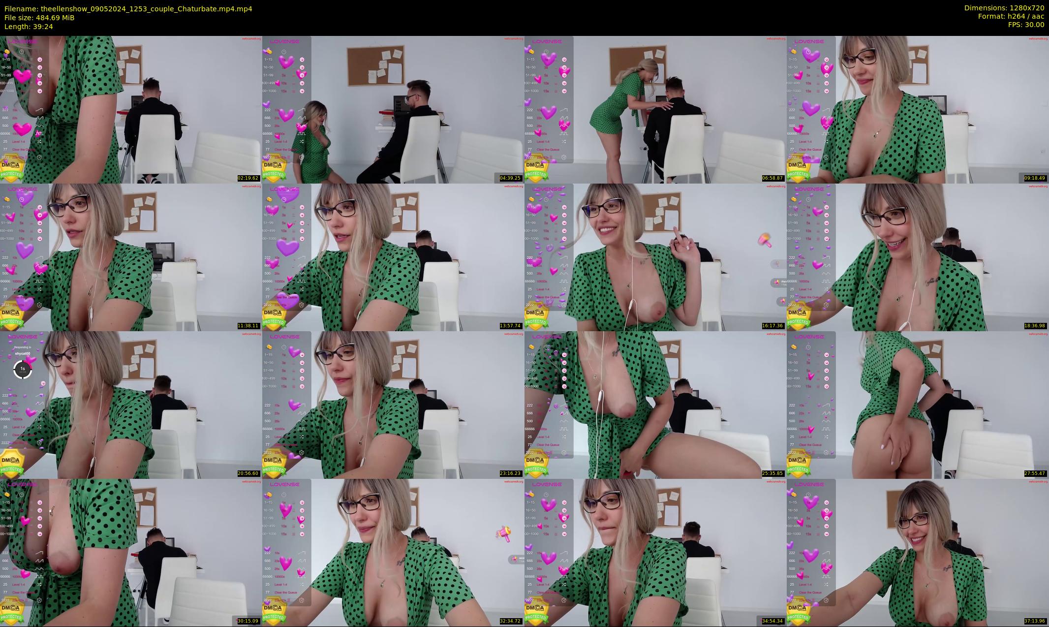 theellenshow — 40 minute Chaturbate female cam show recording, 720p, May 9, 2024