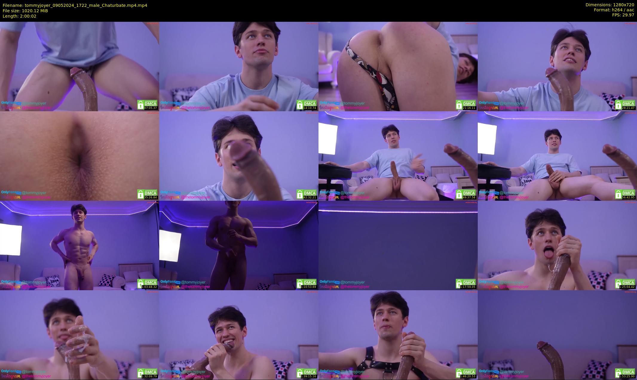 tommyjoyer — 121 minute Chaturbate male cam show recording, 720p, May 9, 2024
