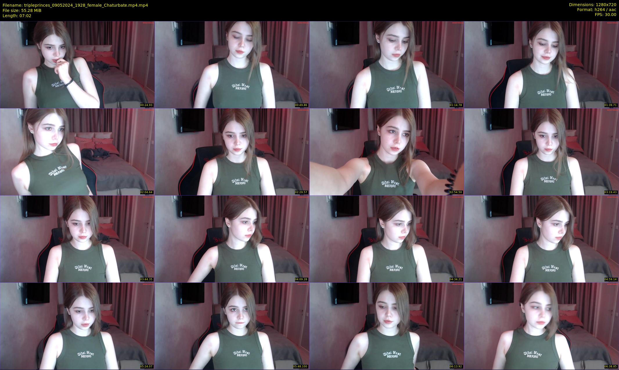 tripleprinces — 8 minute Chaturbate female cam show recording, 720p, May 9, 2024