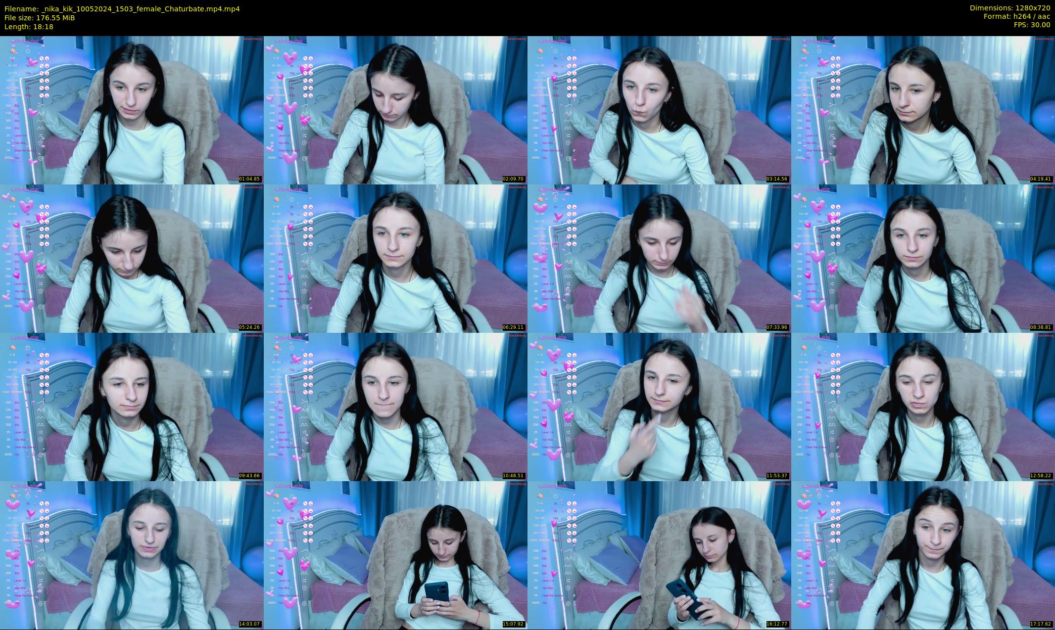 _nika_kik — 19 minute Chaturbate female cam show recording, 720p, May 10, 2024