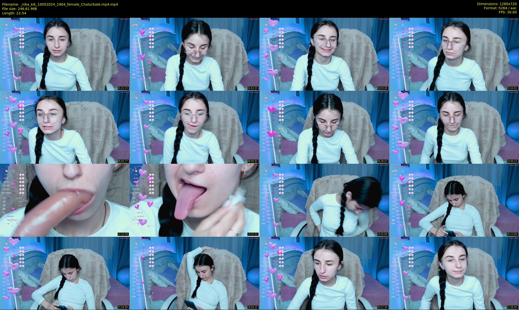 _nika_kik — 23 minute Chaturbate female cam show recording, 720p, May 10, 2024