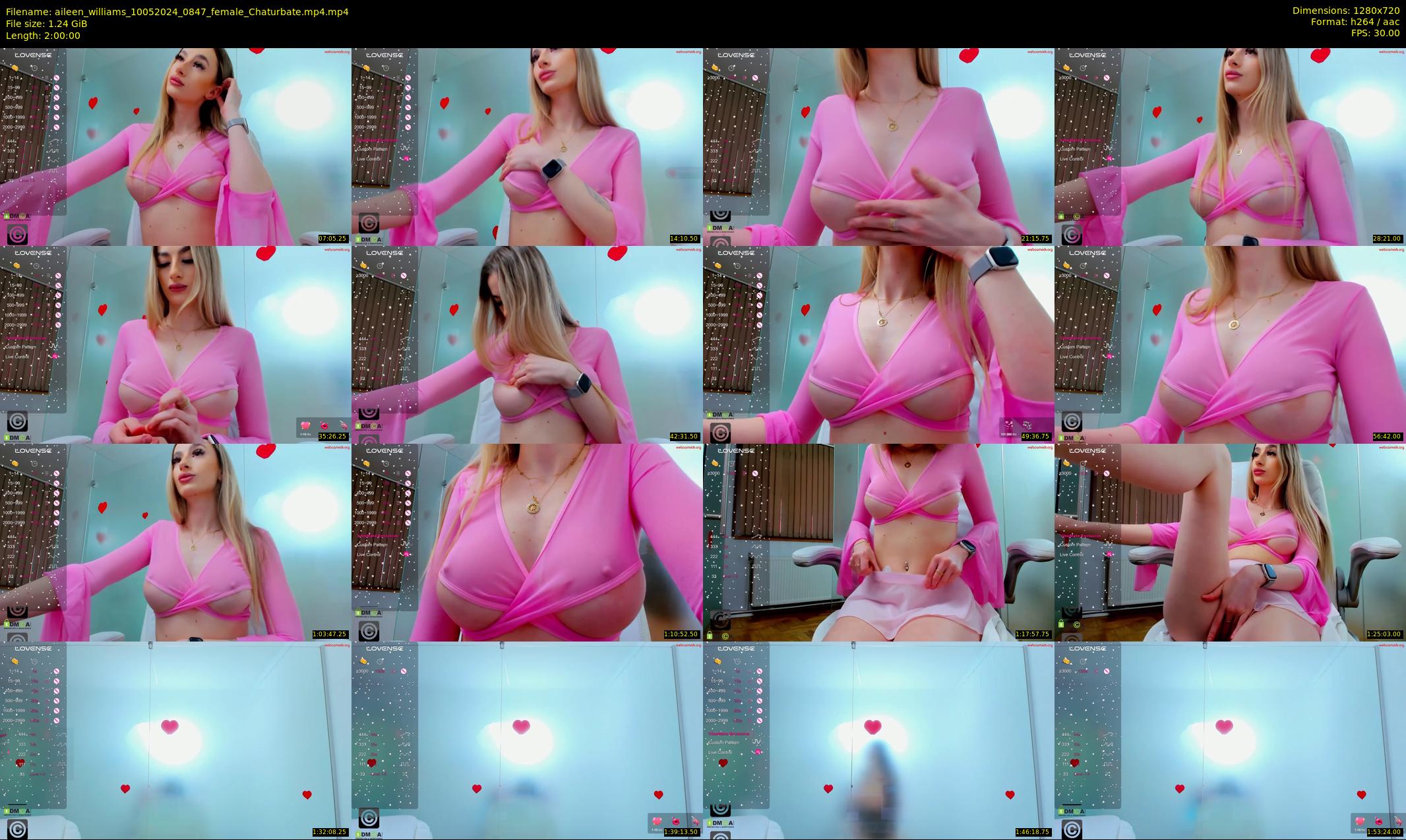 aileen_williams — 120 minute Chaturbate female cam show recording, 720p, May 10, 2024