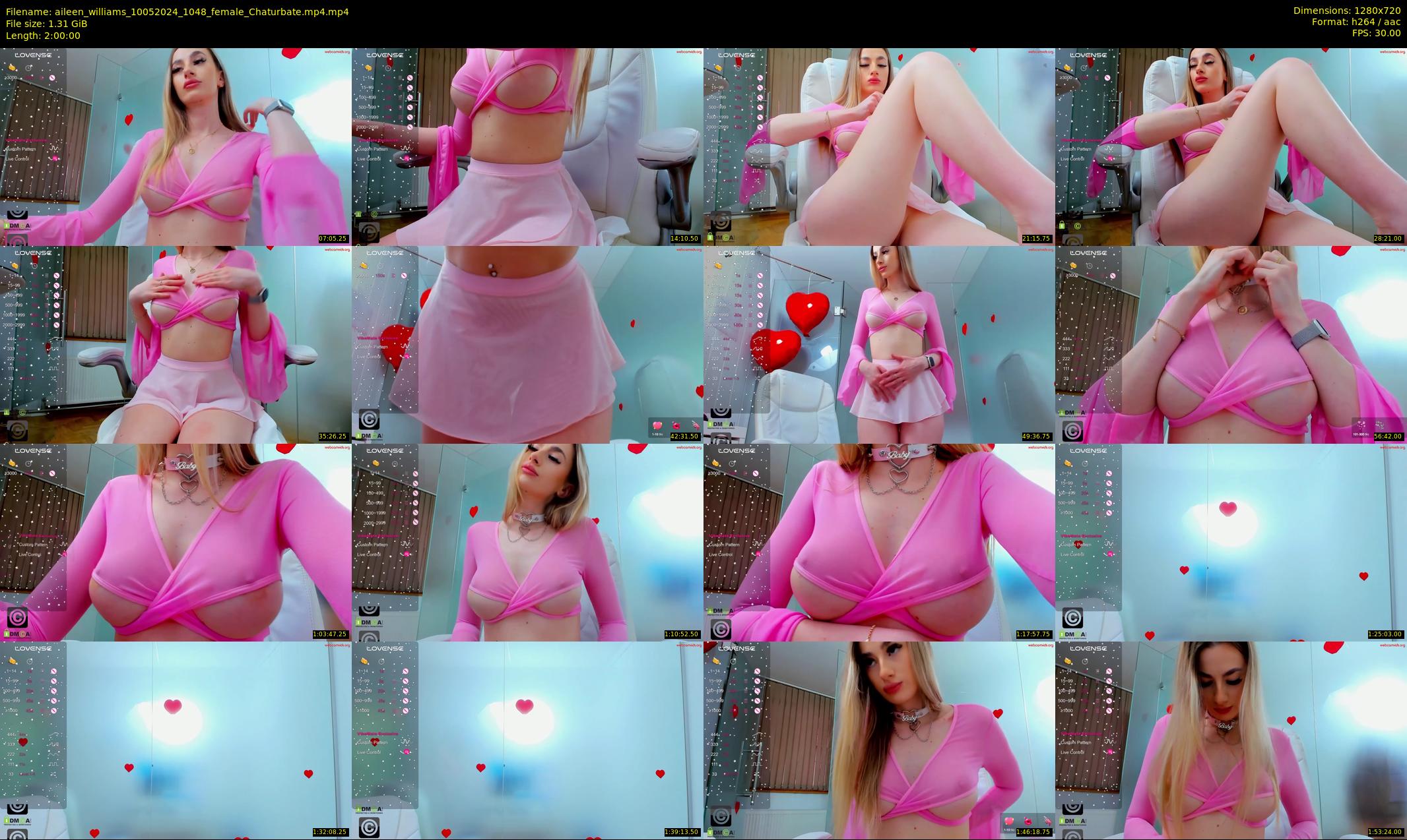 aileen_williams — 120 minute Chaturbate female cam show recording, 720p, May 10, 2024