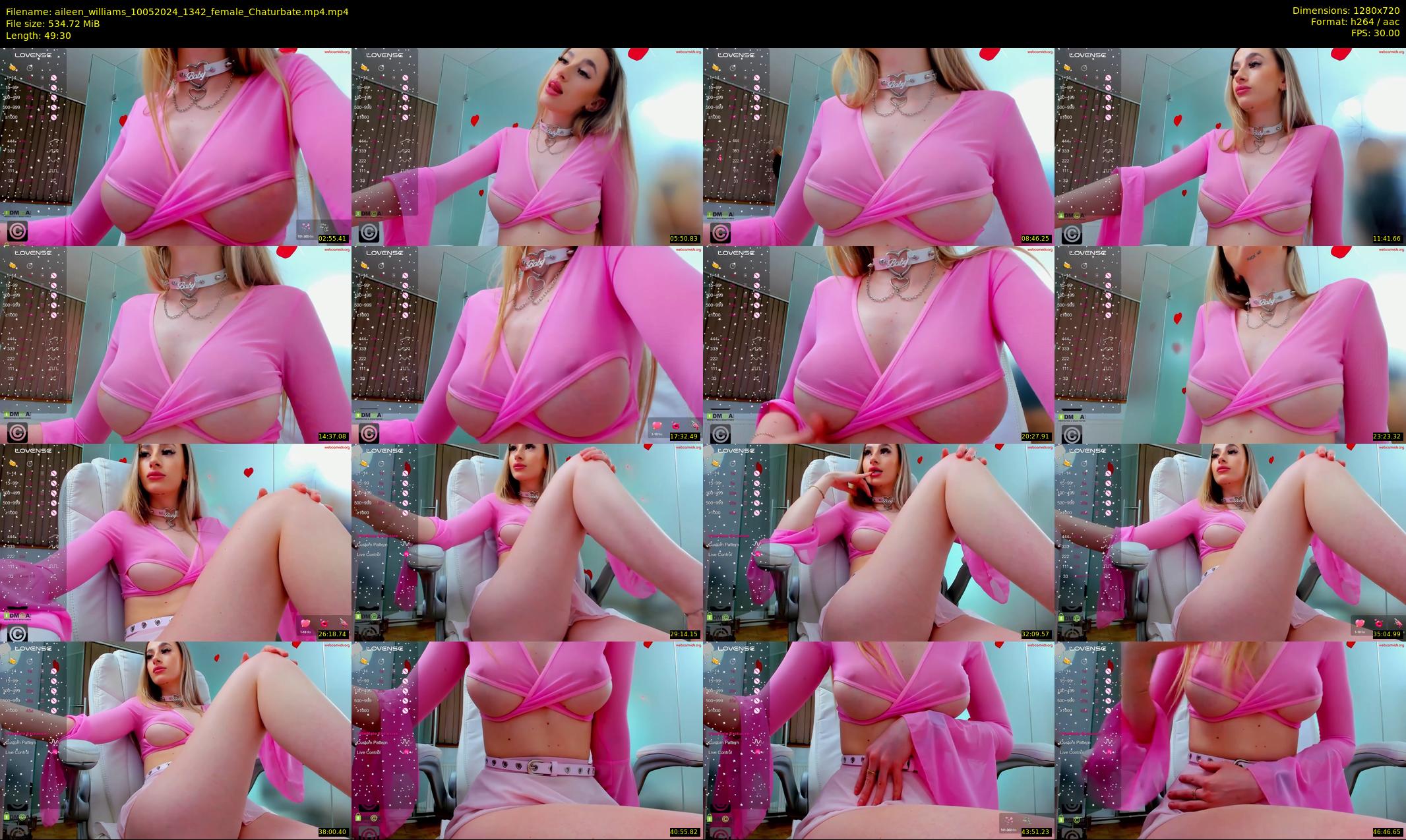 aileen_williams — 50 minute Chaturbate female cam show recording, 720p, May 10, 2024