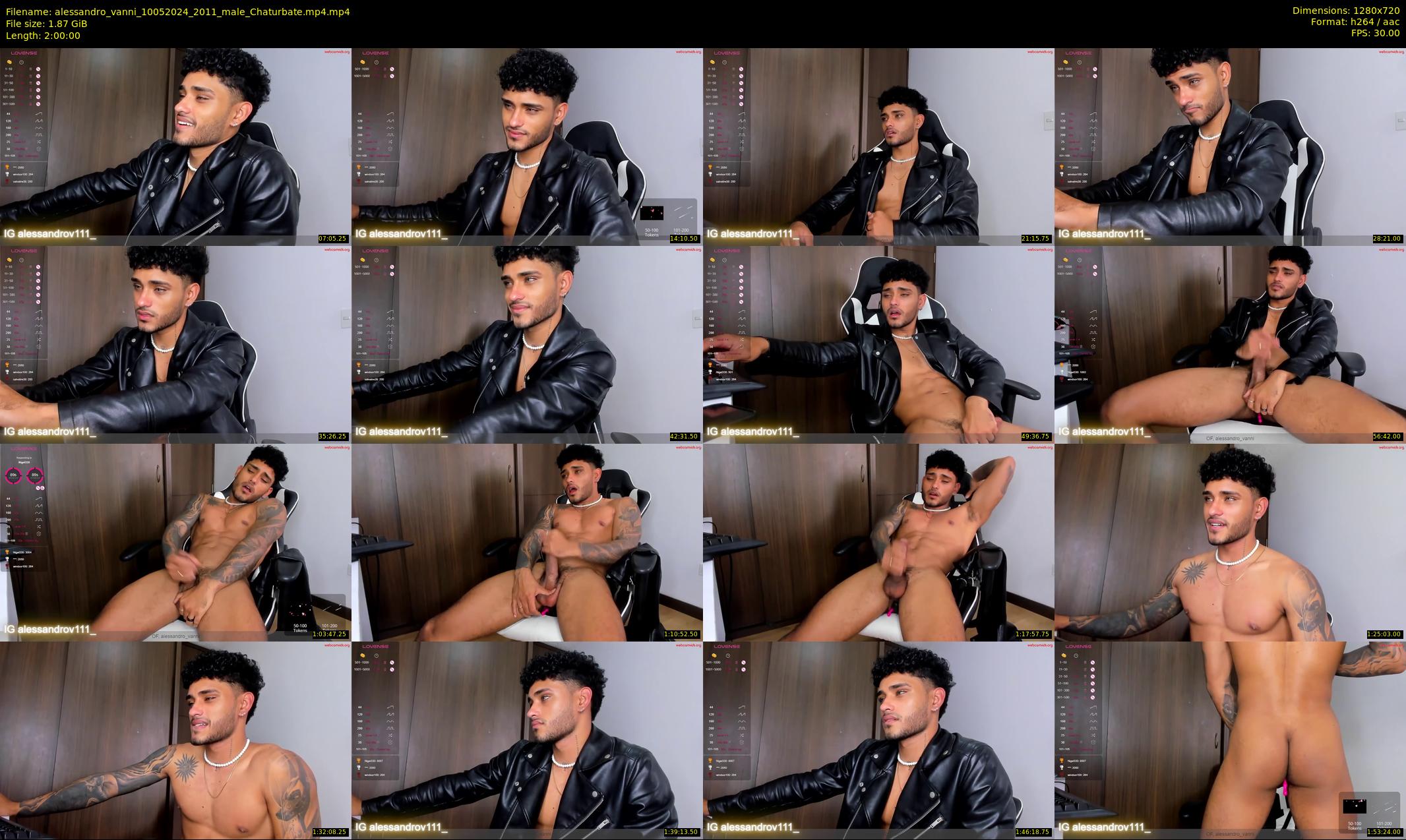alessandro_vanni — 120 minute Chaturbate male cam show recording, 720p, May 10, 2024