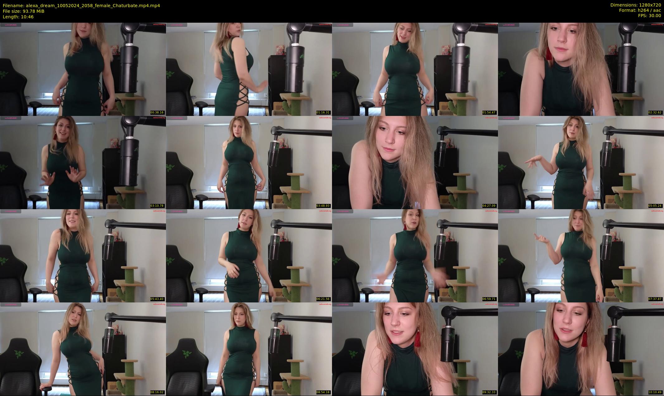 alexa_dream — 11 minute Chaturbate female cam show recording, 720p, May 10, 2024