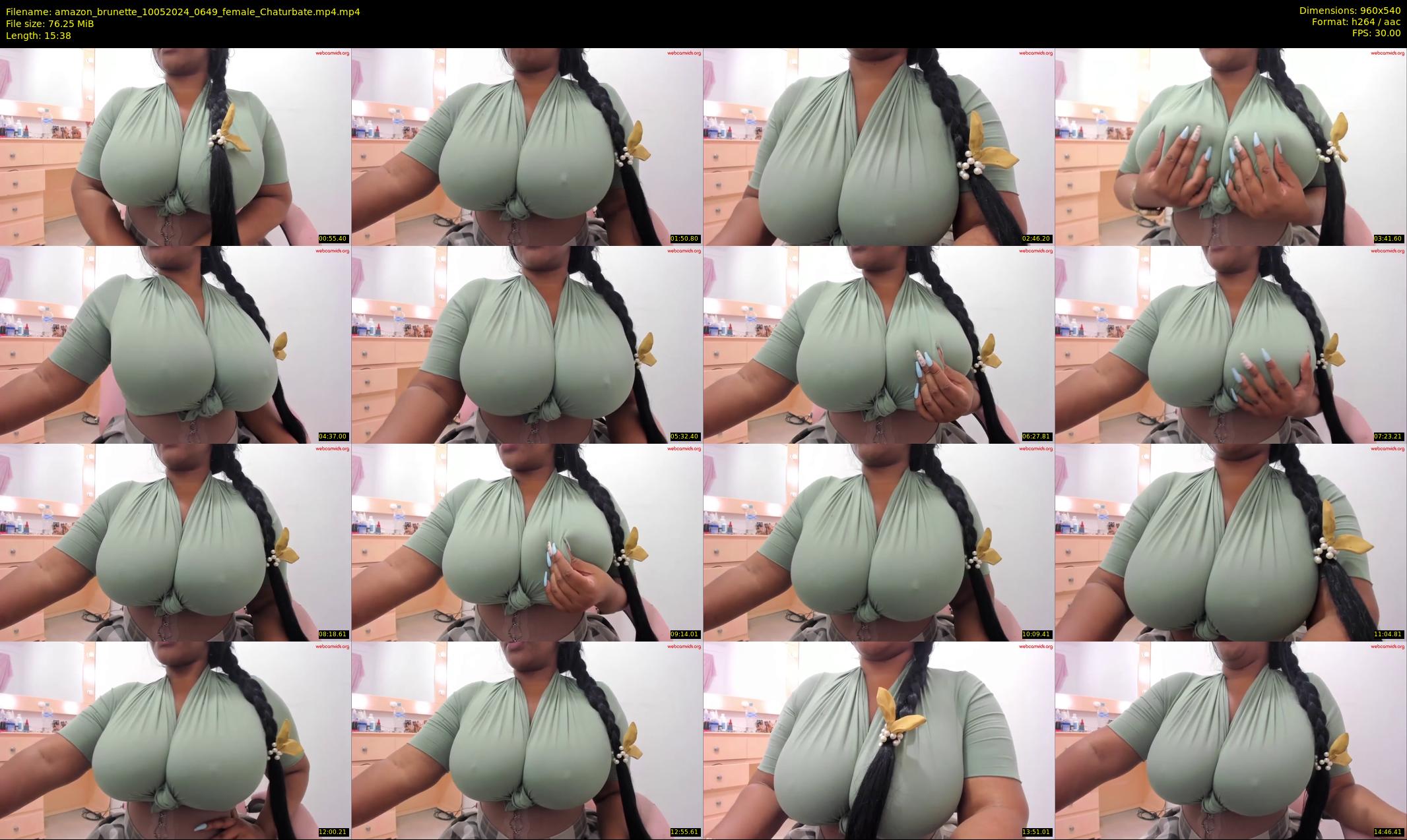 amazon_brunette — 16 minute Chaturbate female cam show recording, 480p, May 10, 2024
