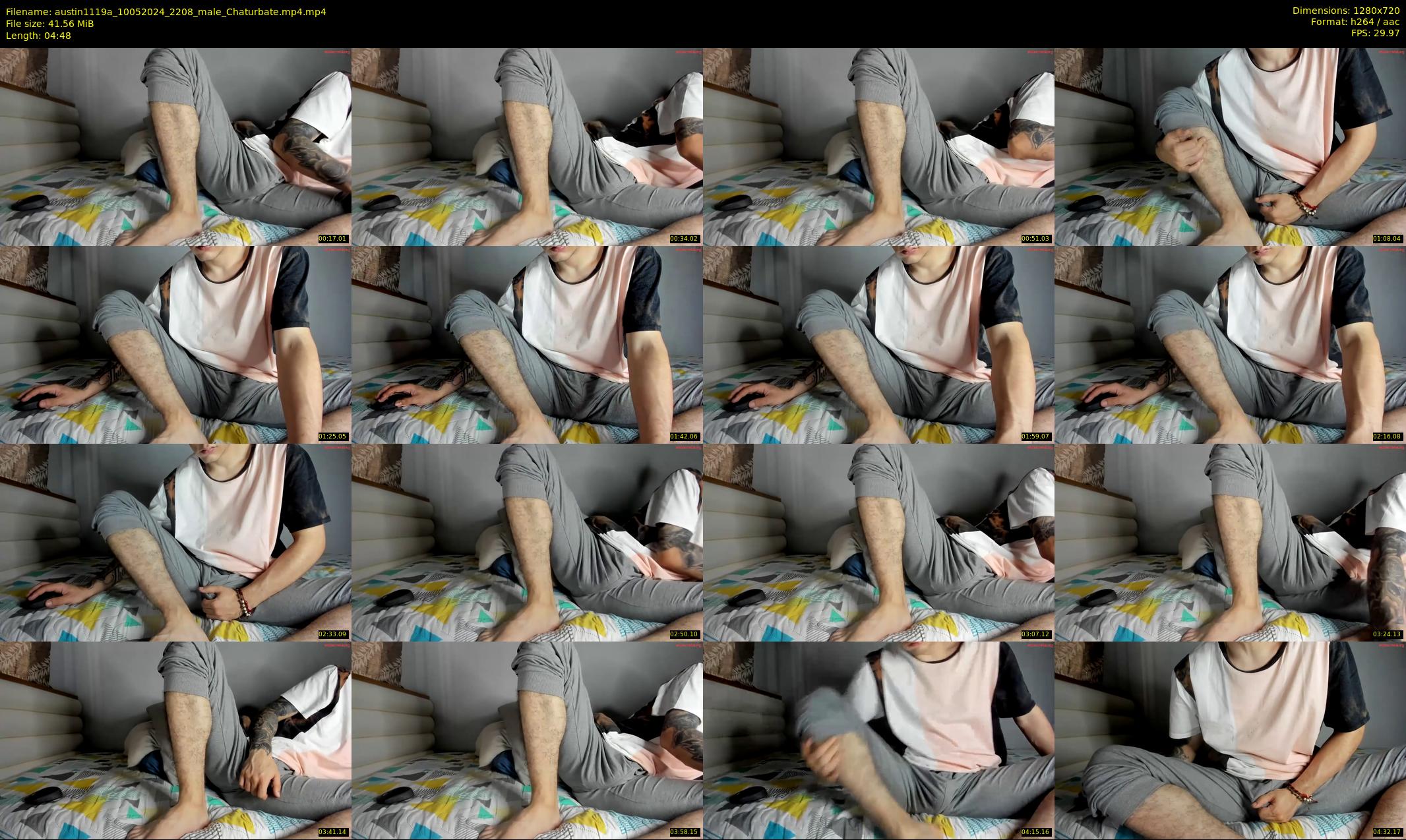 austin1119a — 5 minute Chaturbate male cam show recording, 720p, May 10, 2024