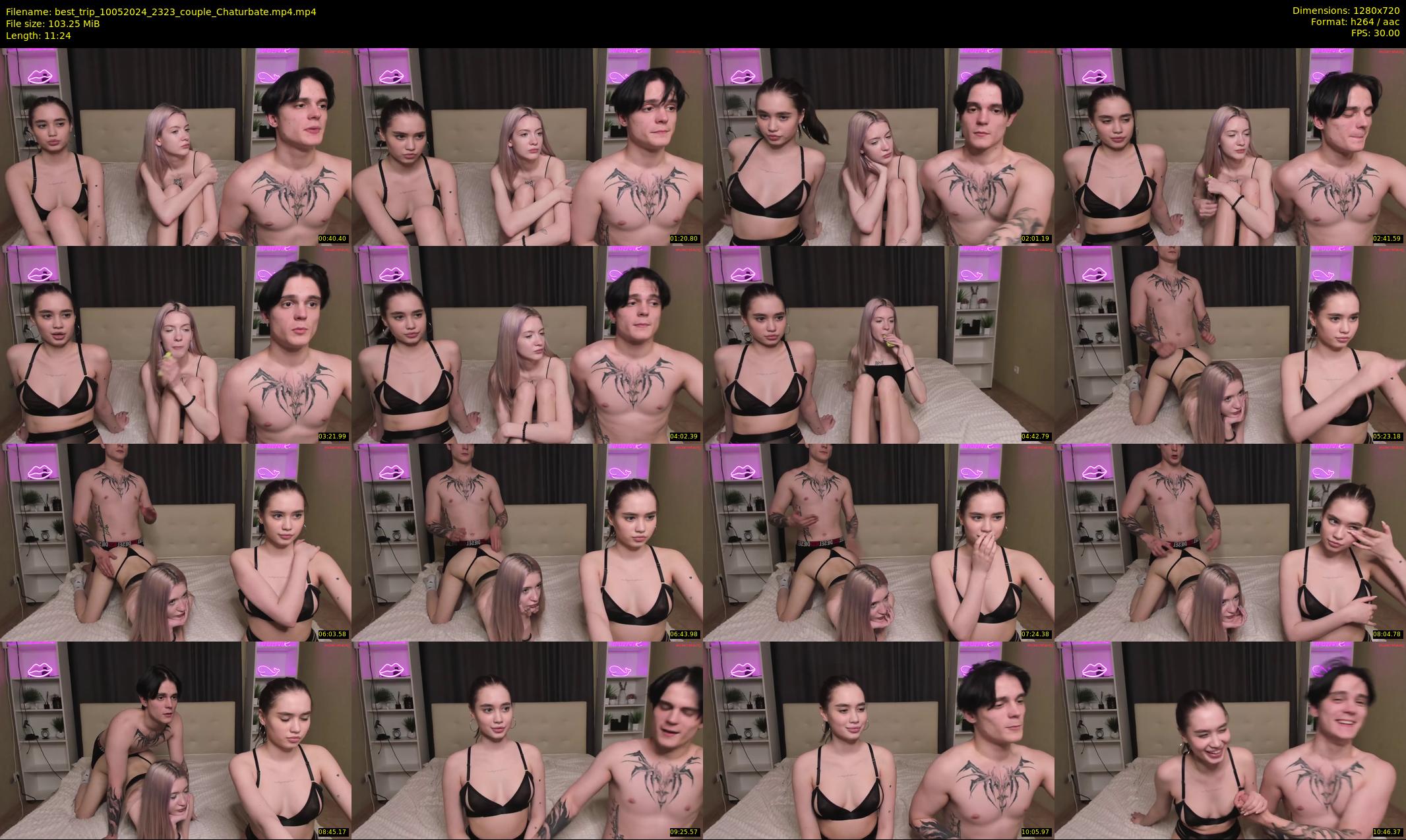 best_trip — 12 minute Chaturbate couple cam show recording, 720p, May 10, 2024