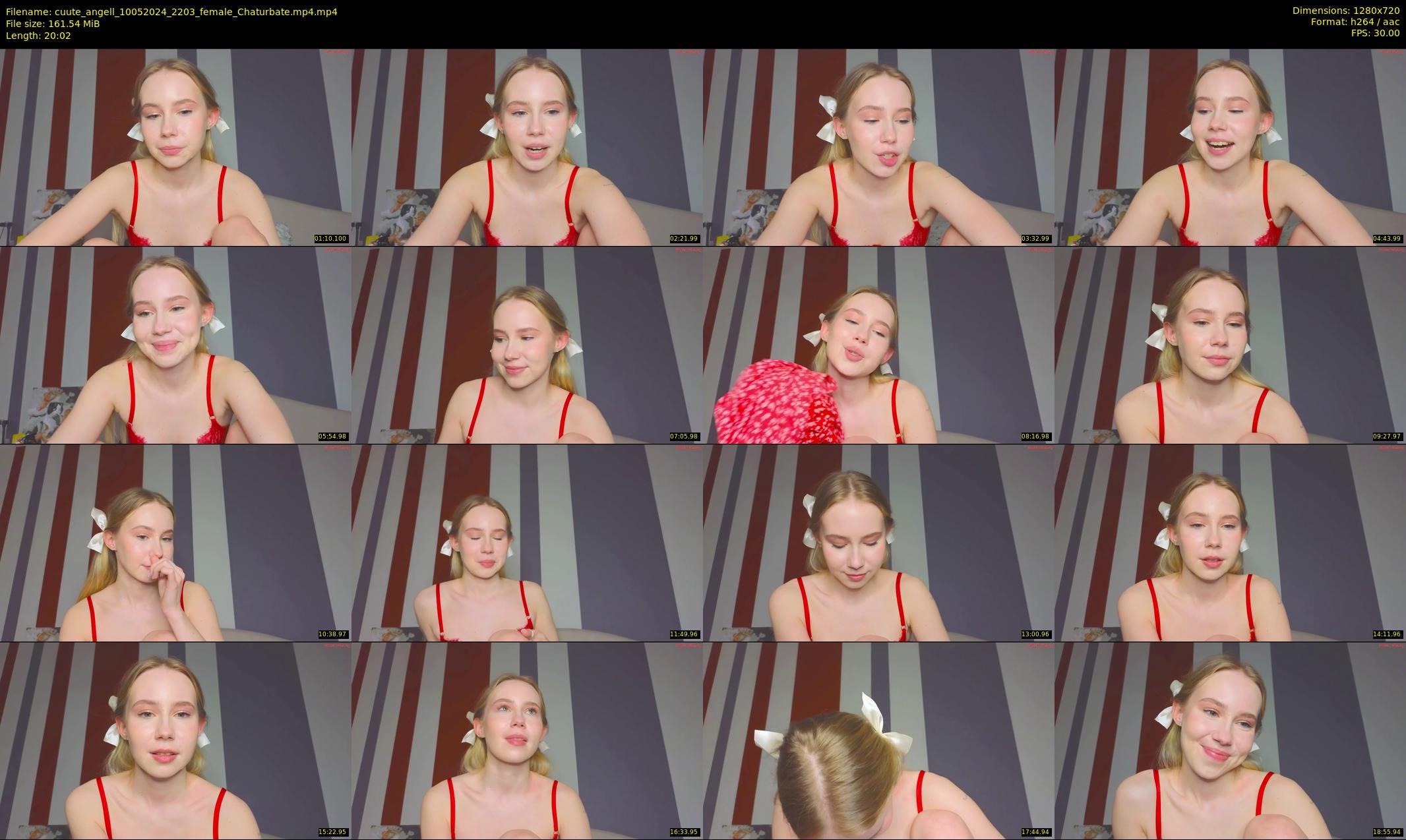 cuute_angell — 21 minute Chaturbate female cam show recording, 720p, May 10, 2024
