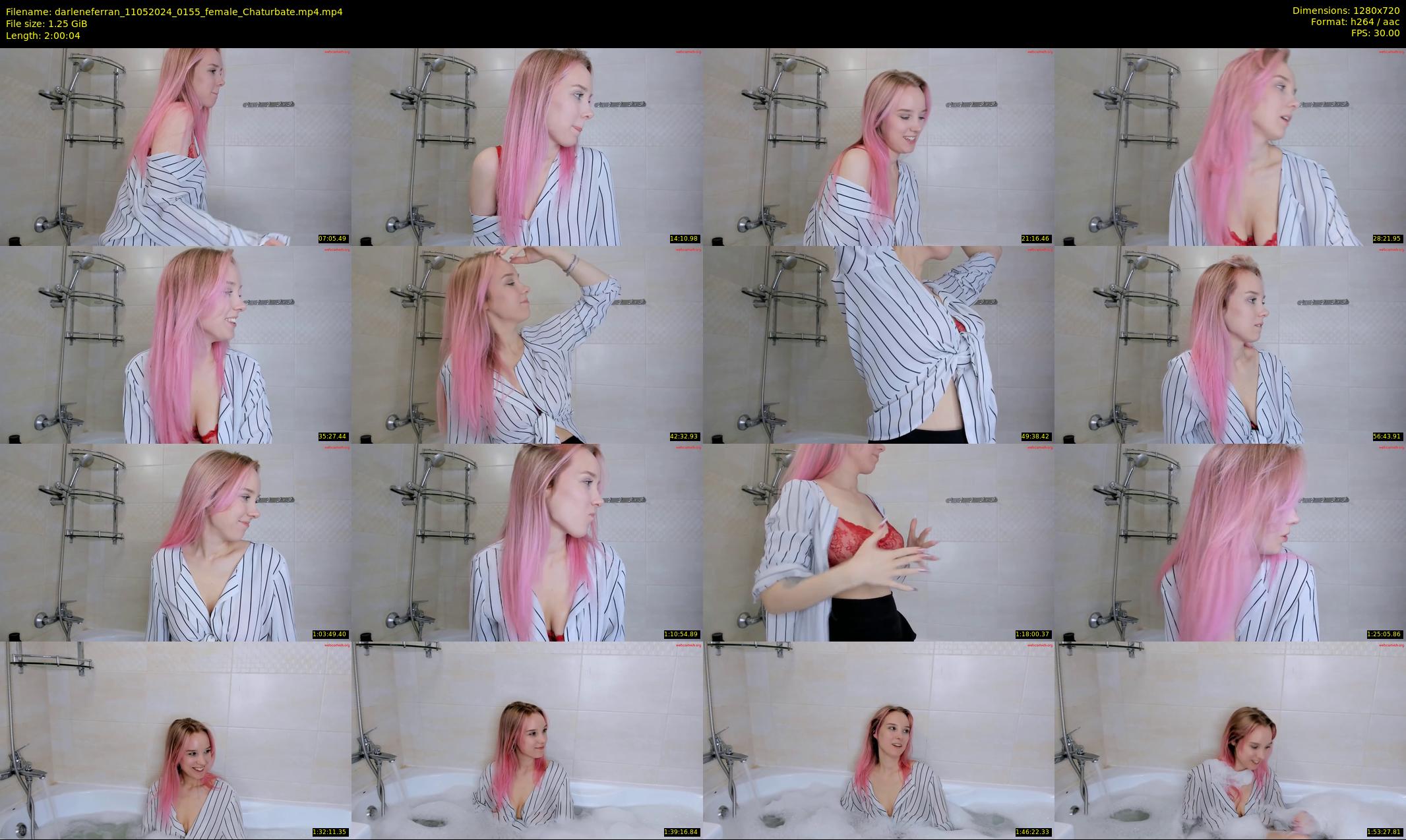 darleneferran — 121 minute Chaturbate female cam show recording, 720p, May 11, 2024