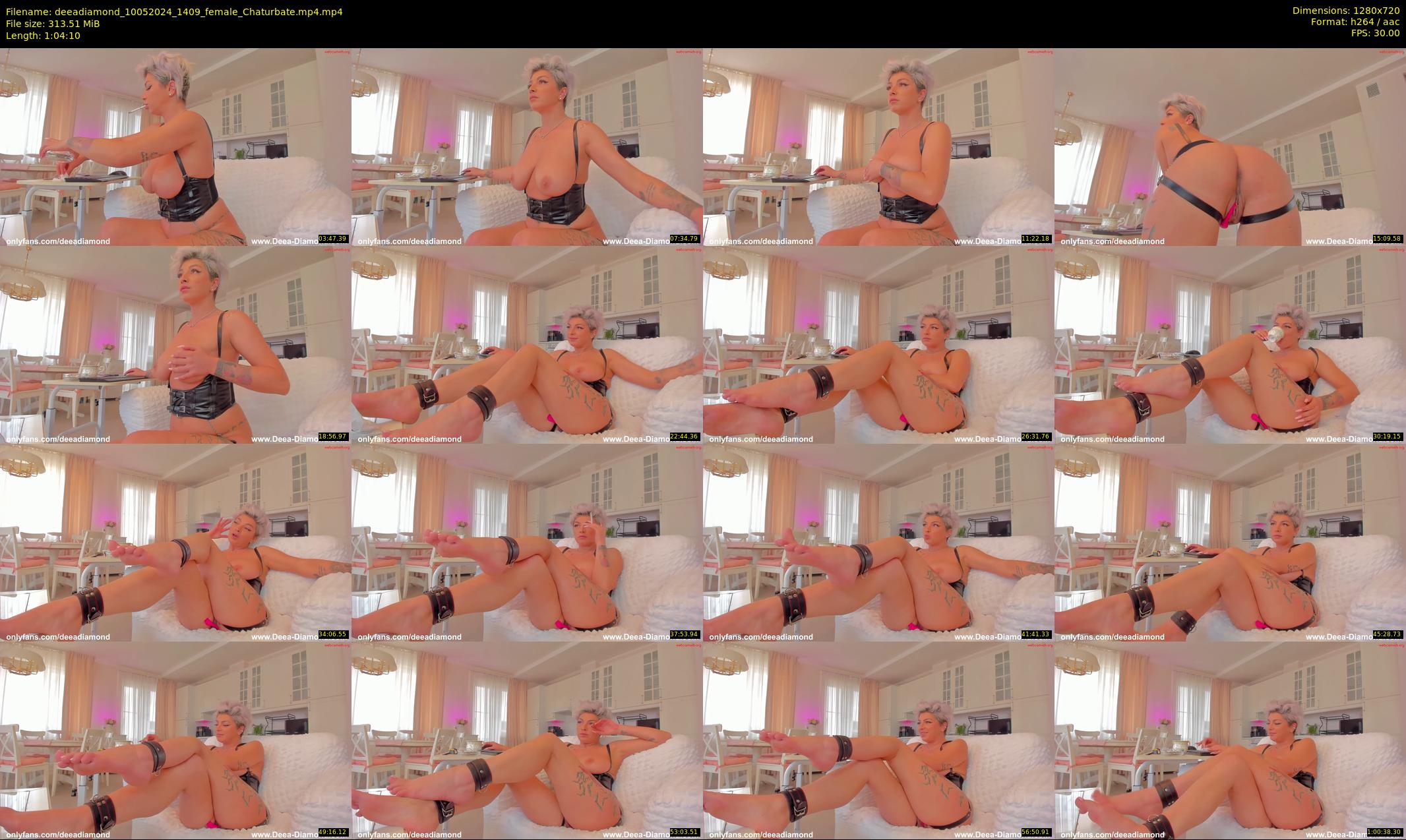 deeadiamond — 65 minute Chaturbate female cam show recording, 720p, May 10, 2024