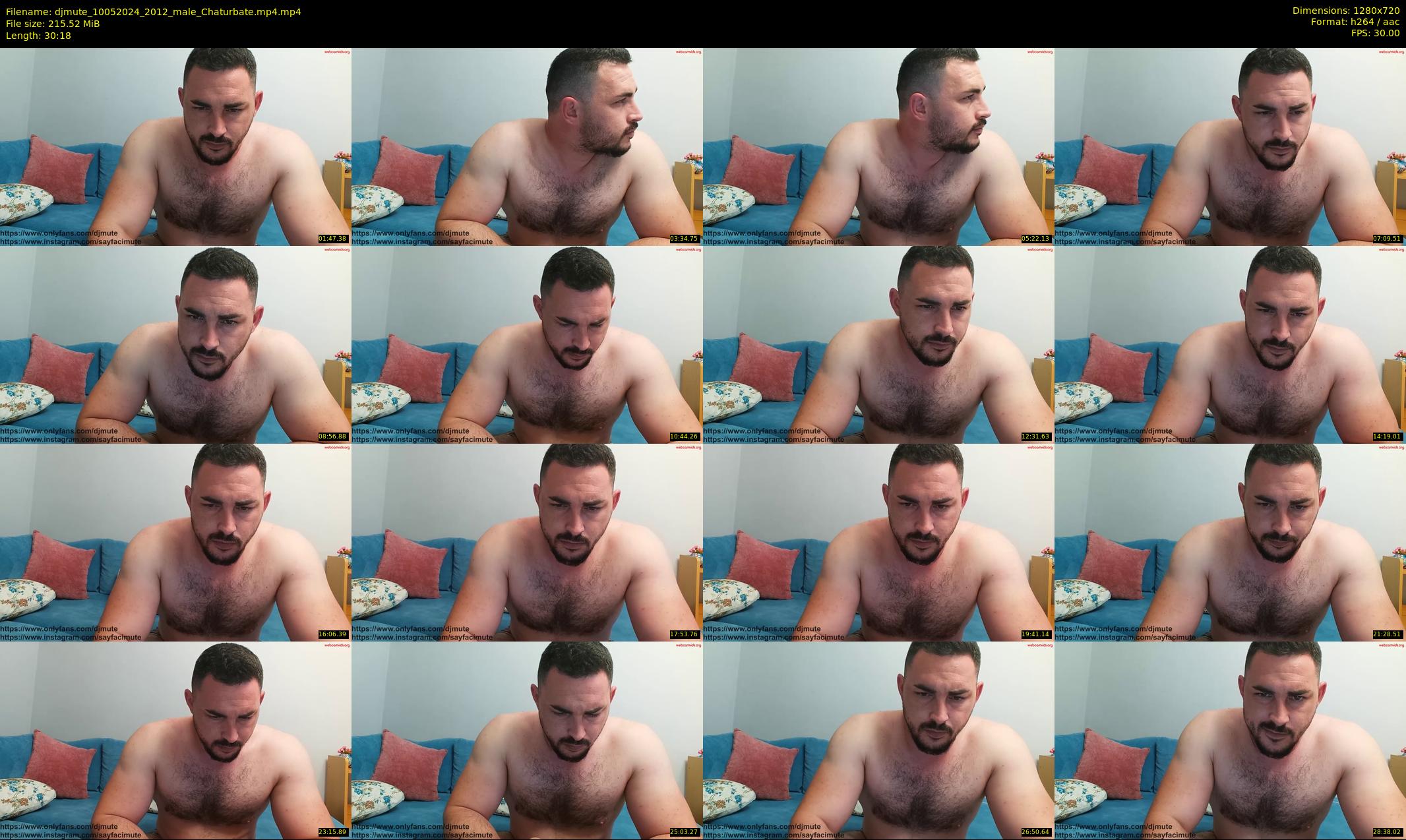 djmute — 31 minute Chaturbate male cam show recording, 720p, May 10, 2024