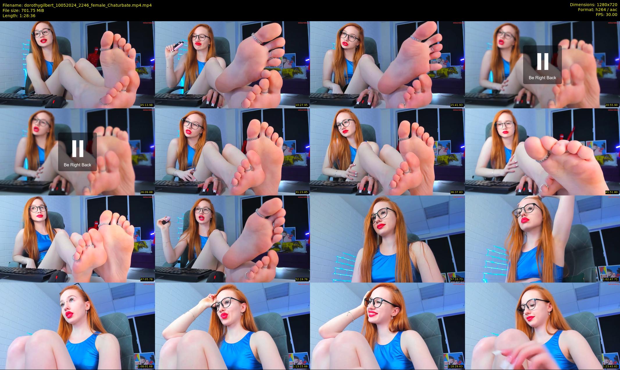 dorothygilbert — 89 minute Chaturbate female cam show recording, 720p, May 10, 2024