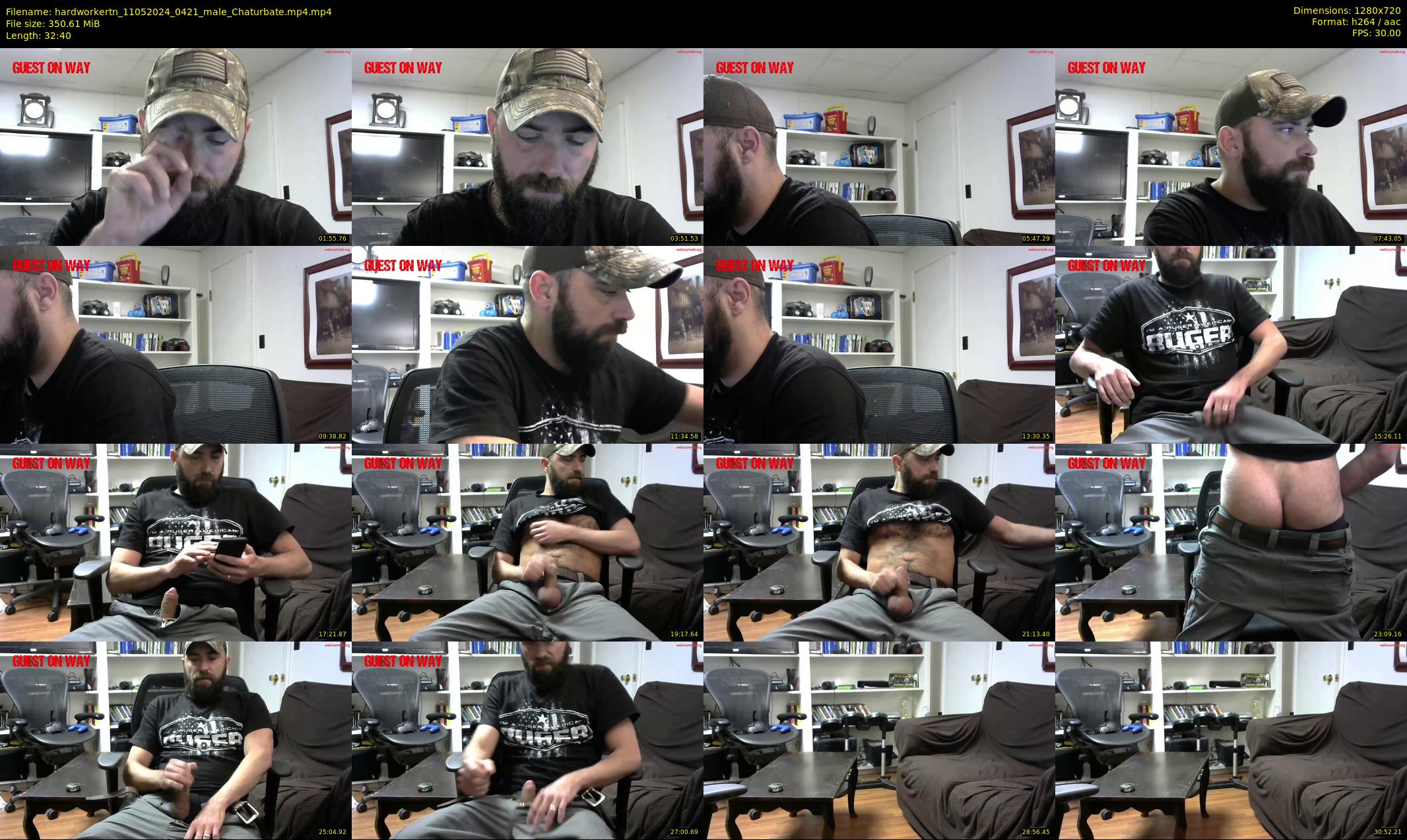 hardworkertn — 33 minute Chaturbate male cam show recording, 720p, May 11, 2024