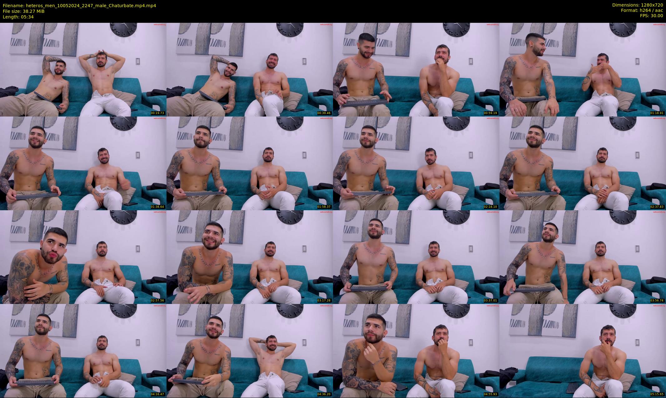 heteros_men — 6 minute Chaturbate male cam show recording, 720p, May 10, 2024