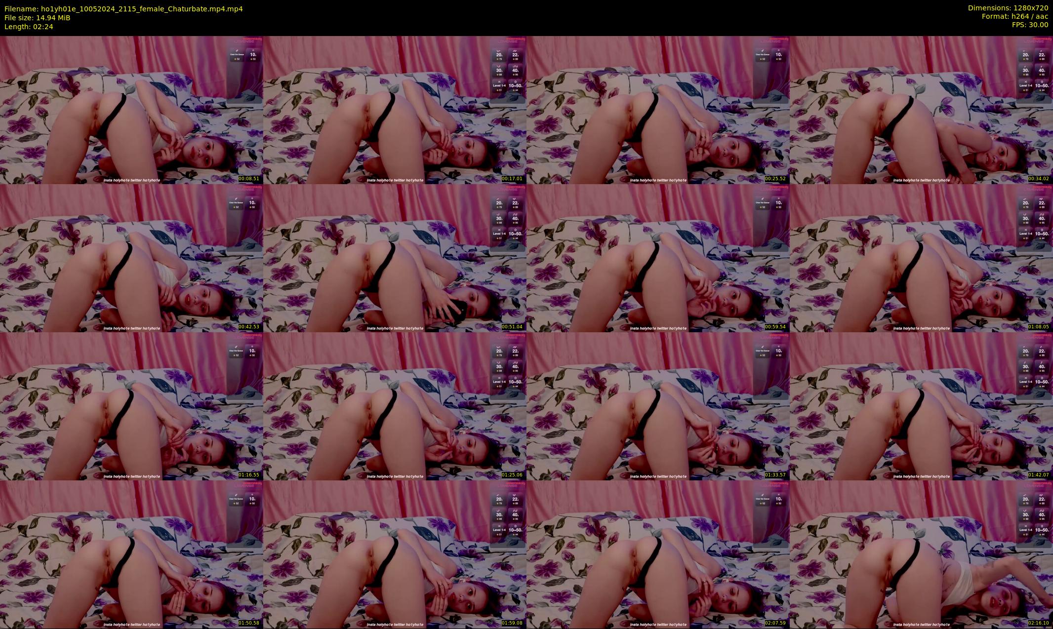 ho1yh01e — 3 minute Chaturbate couple cam show recording, 720p, May 10, 2024
