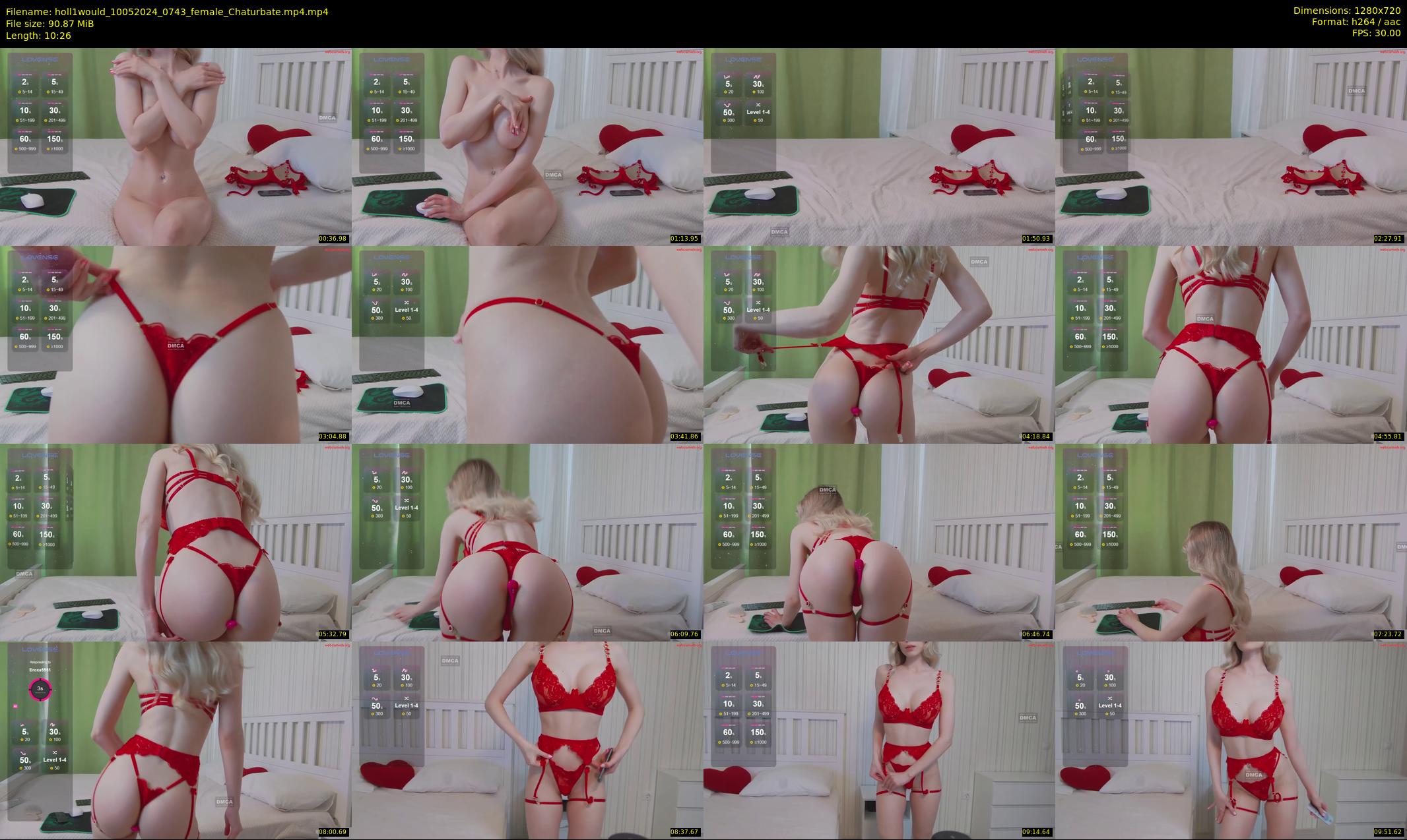 holl1would — 11 minute Chaturbate female cam show recording, 720p, May 10, 2024