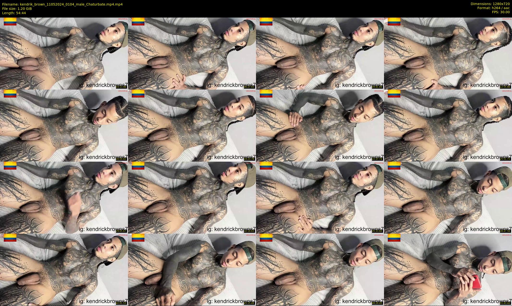 kendrik_brown — 55 minute Chaturbate male cam show recording, 720p, May 11, 2024