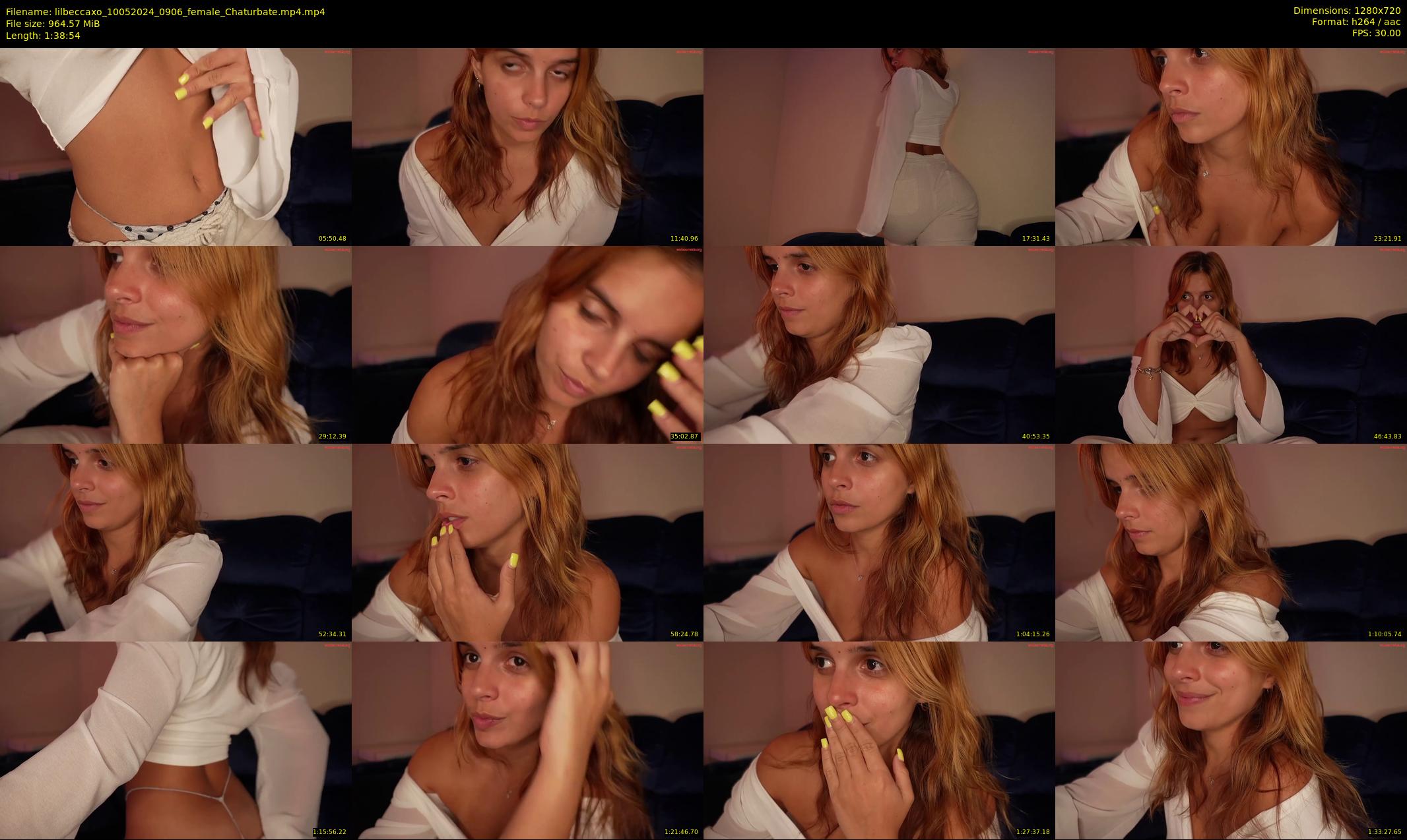 lilbeccaxo — 99 minute Chaturbate female cam show recording, 720p, May 10, 2024