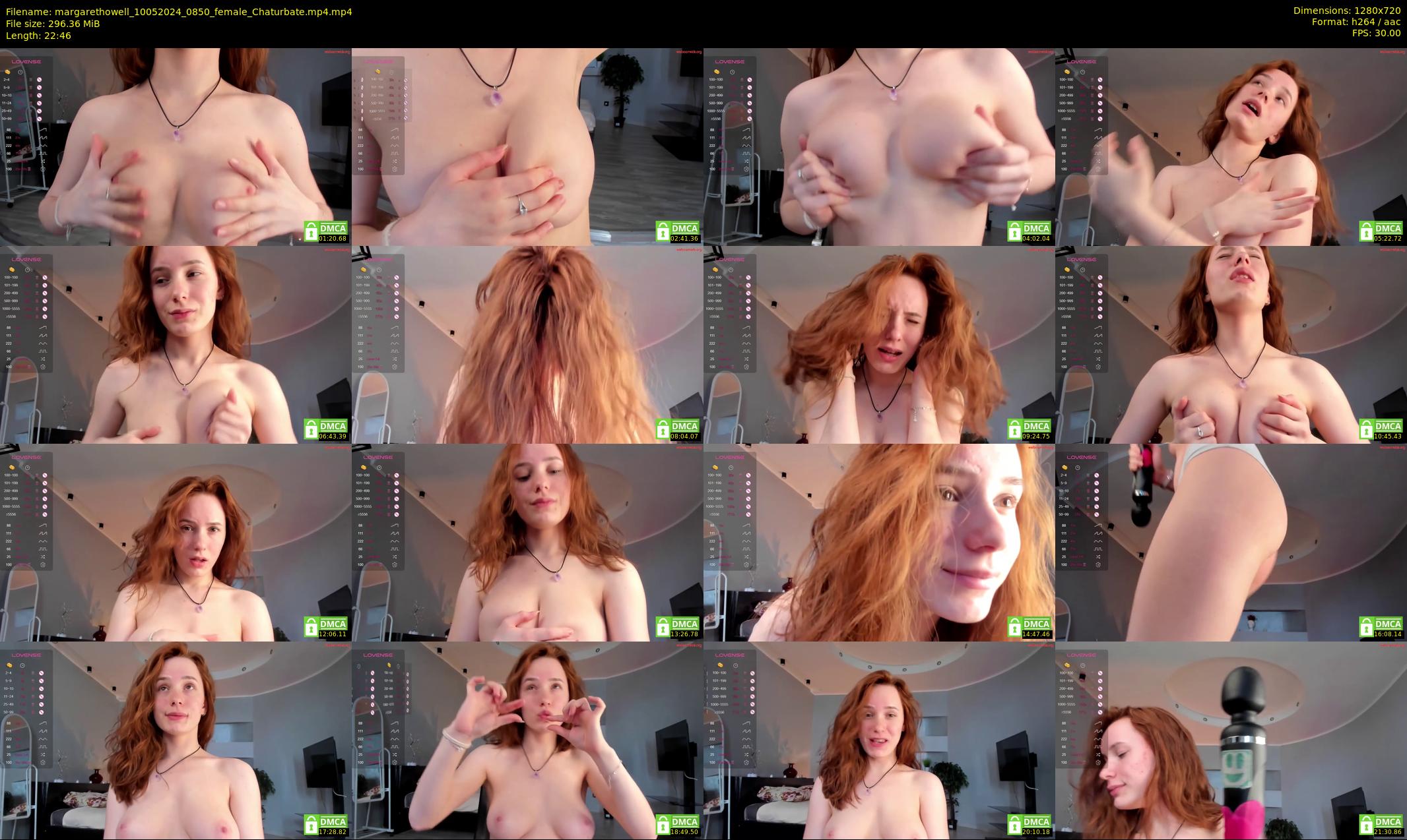 margarethowell — 23 minute Chaturbate female cam show recording, 720p, May 10, 2024