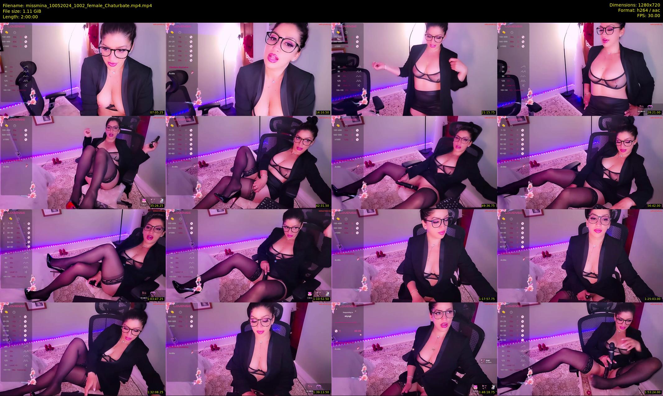 missmina — 120 minute Chaturbate female cam show recording, 720p, May 10, 2024