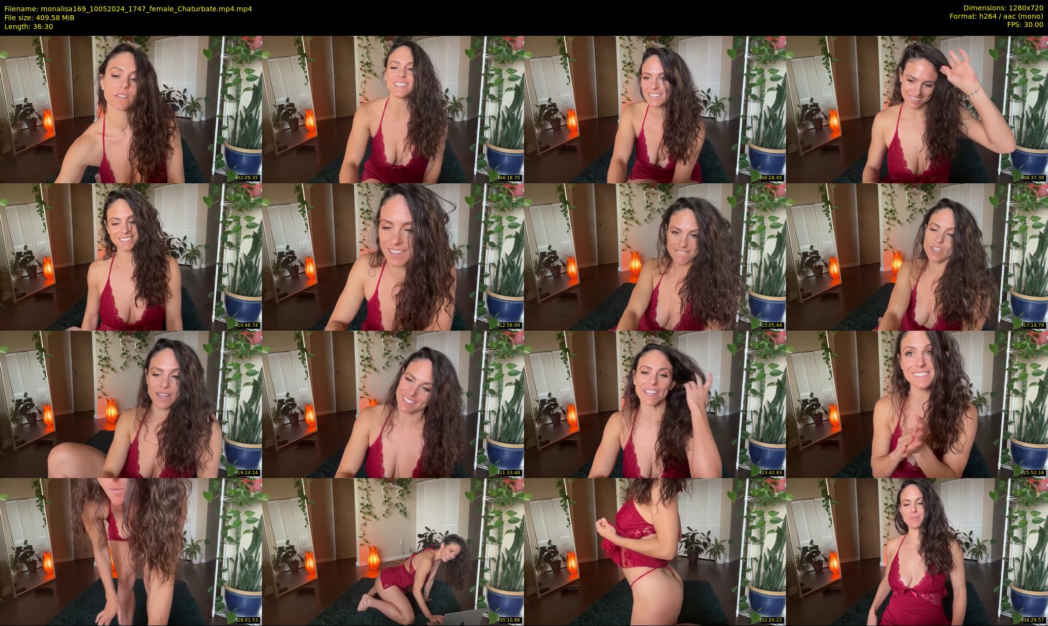 monalisa169 — 37 minute Chaturbate female cam show recording, 720p, May 10, 2024