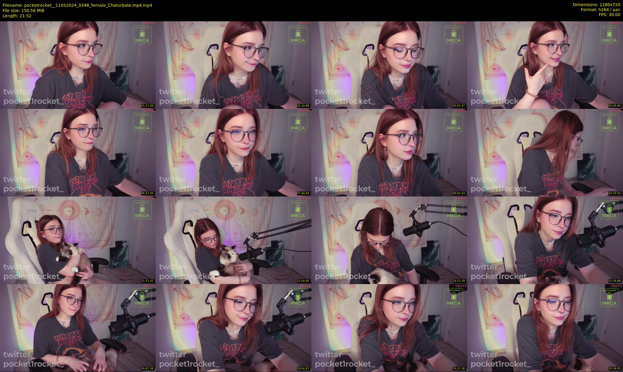 pocketrocket_ — 22 minute Chaturbate female cam show recording, 720p, May 11, 2024