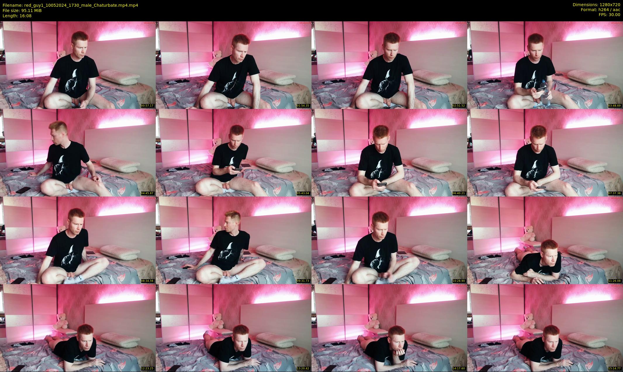 red_guy1 — 17 minute Chaturbate male cam show recording, 720p, May 10, 2024