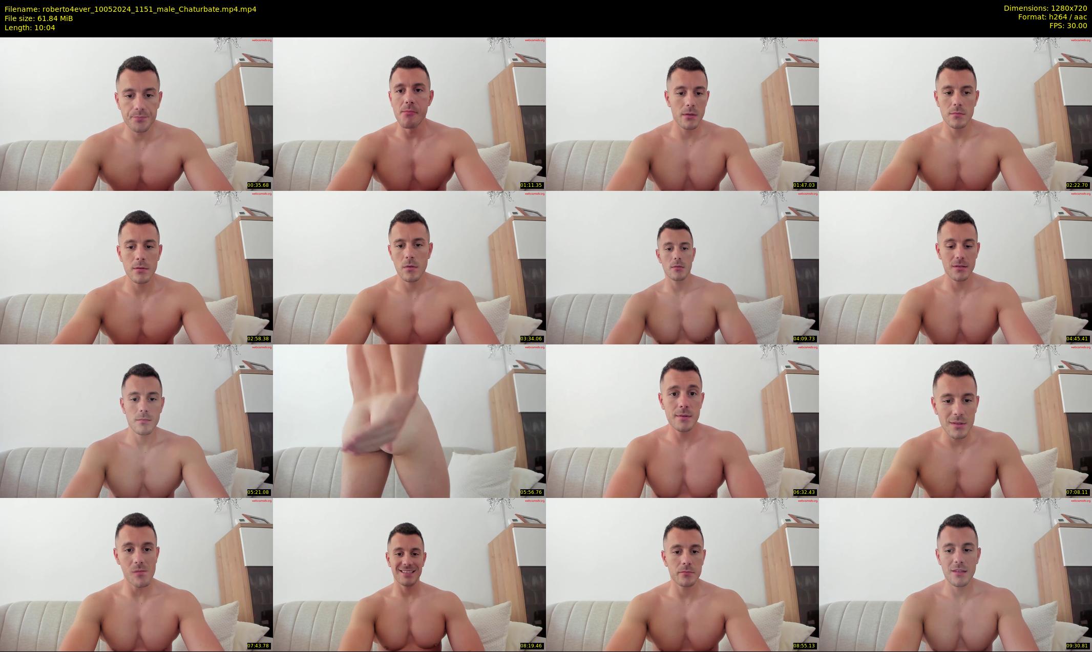 roberto4ever — 11 minute Chaturbate male cam show recording, 720p, May 10, 2024