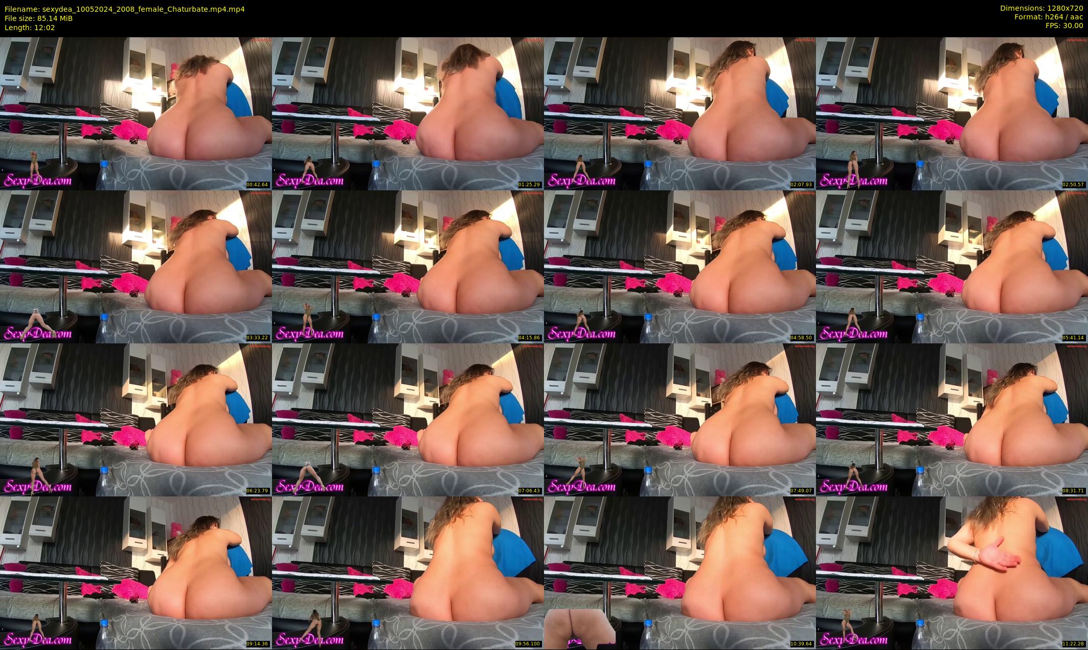 sexydea — 13 minute Chaturbate female cam show recording, 720p, May 10, 2024