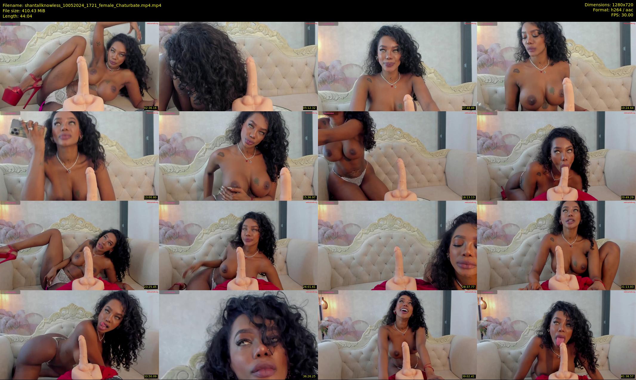 shantallknowless — 45 minute Chaturbate female cam show recording, 720p, May 10, 2024