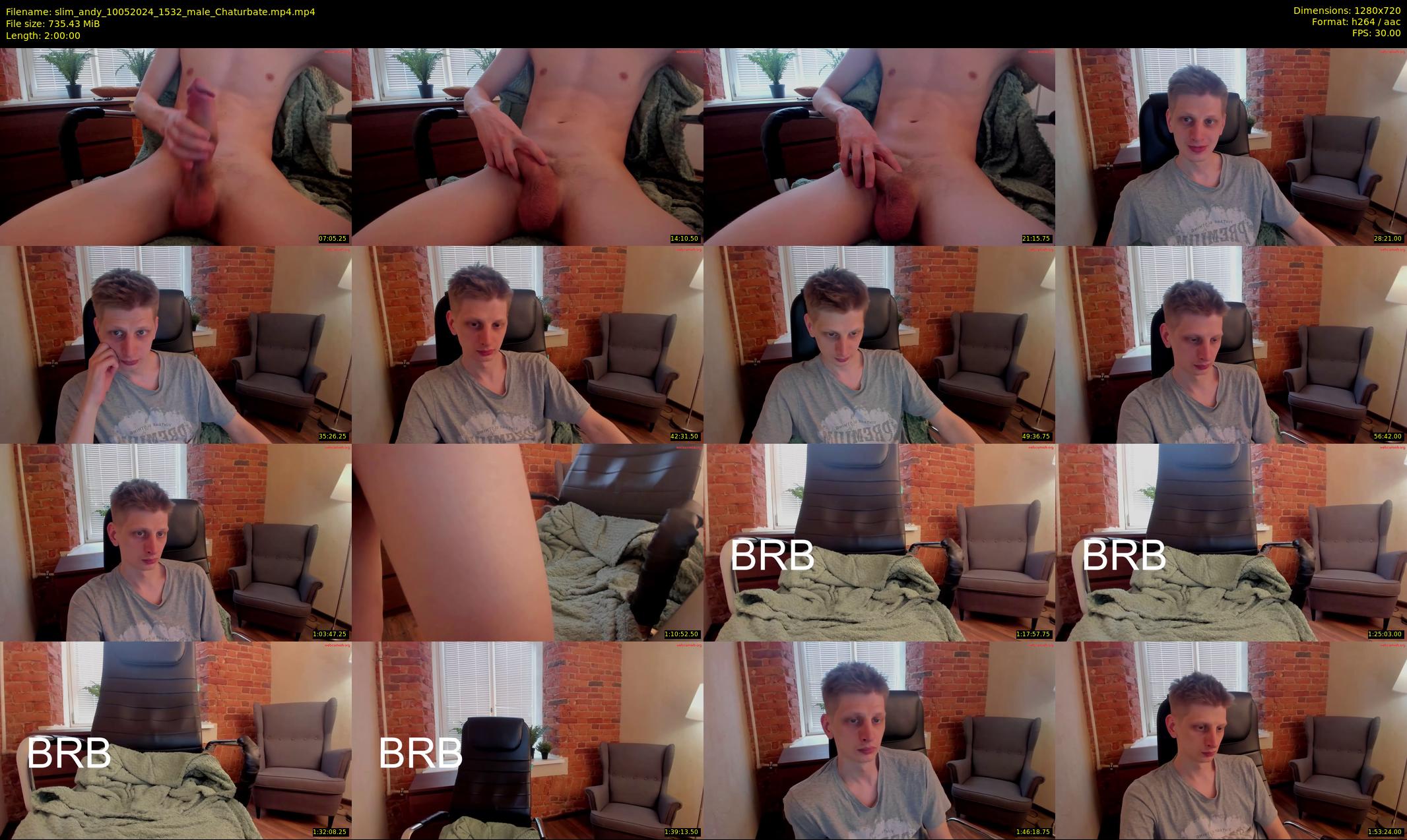 slim_andy — 120 minute Chaturbate male cam show recording, 720p, May 10, 2024