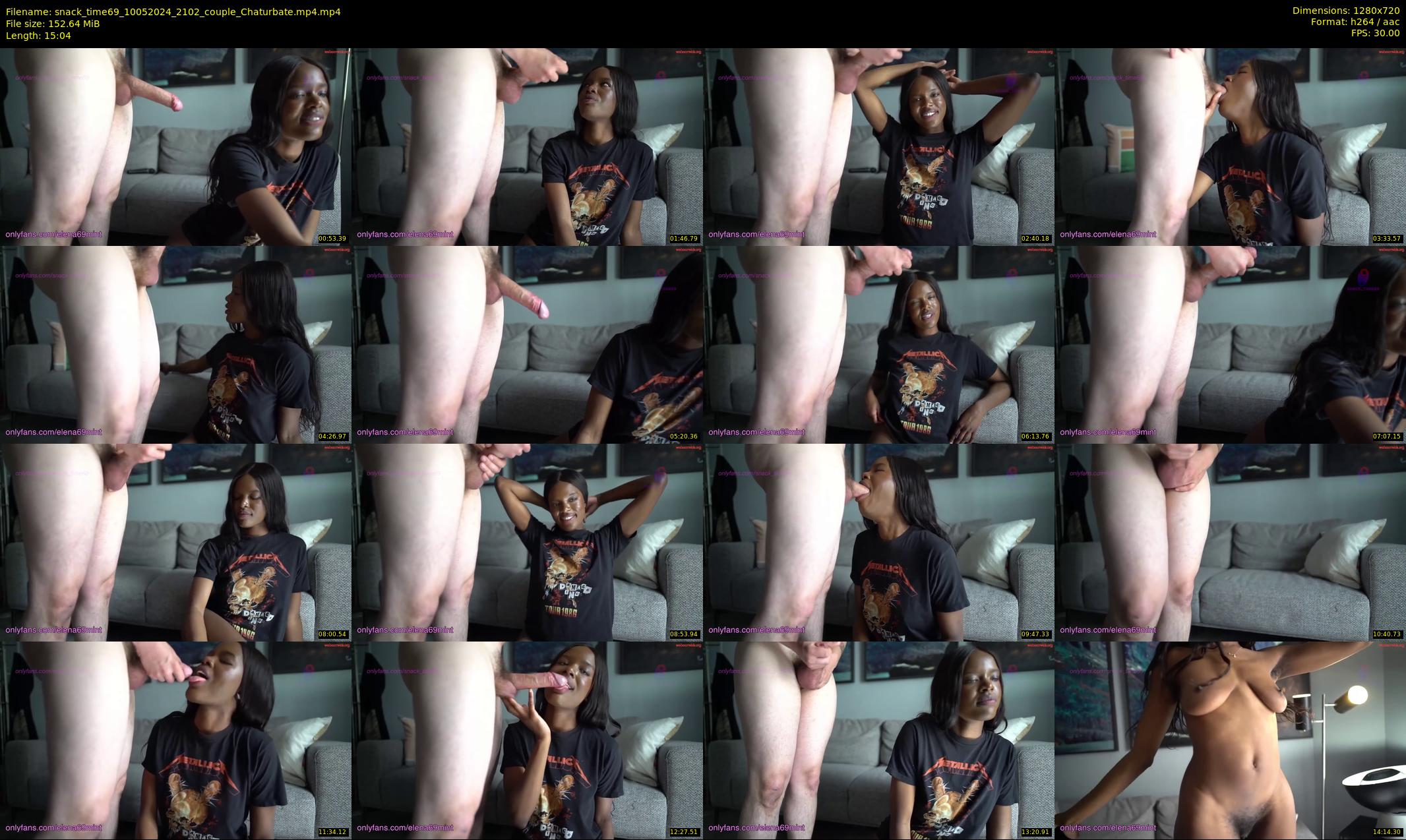 snack_time69 — 16 minute Chaturbate couple cam show recording, 720p, May 10, 2024