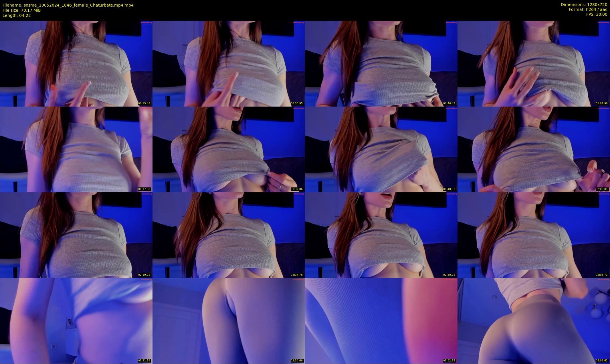 snsme — 5 minute Chaturbate female cam show recording, 720p, May 10, 2024