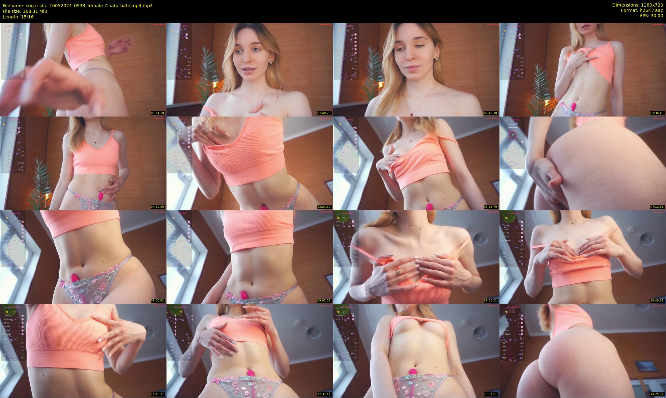 sugaristic — 16 minute Chaturbate female cam show recording, 720p, May 10, 2024