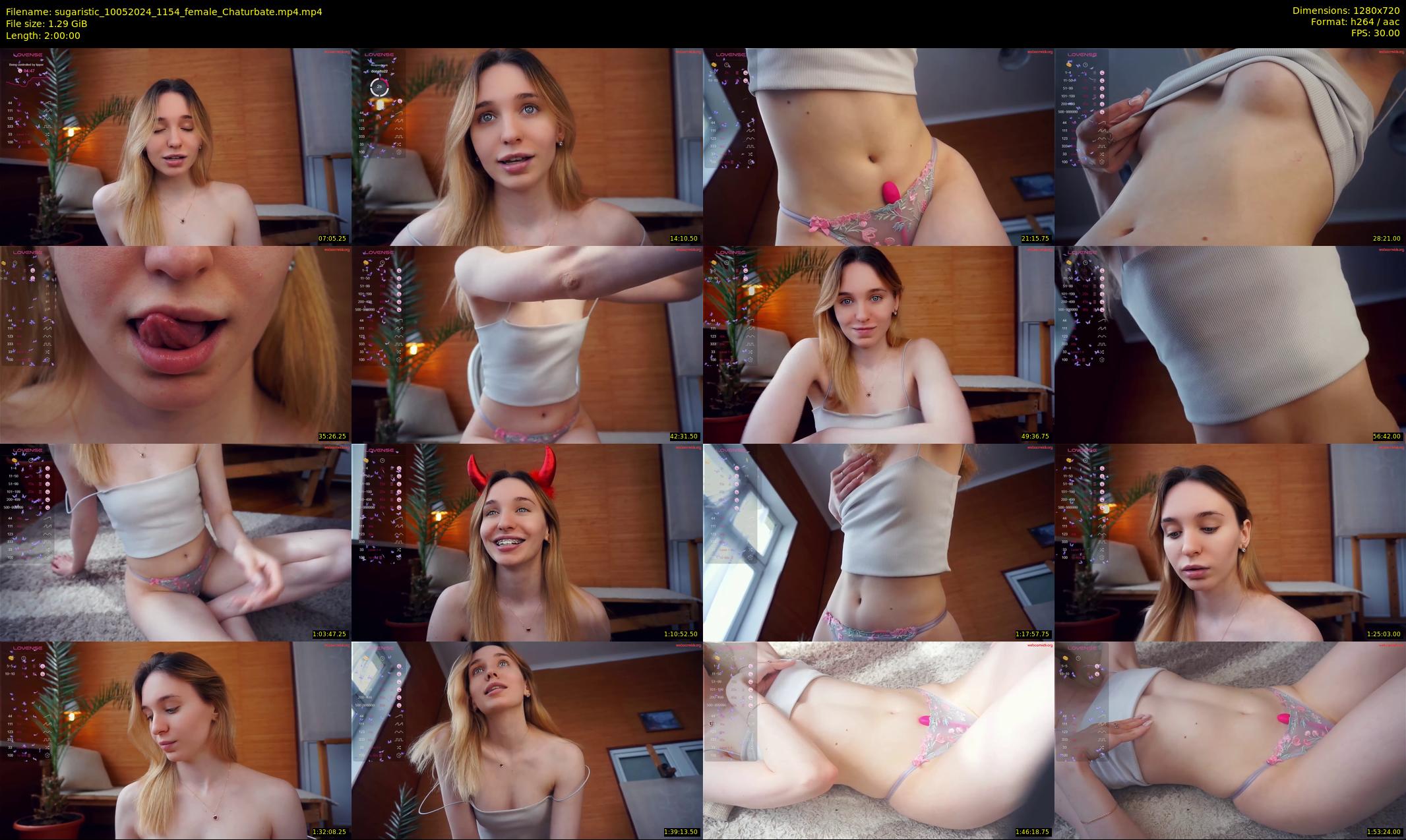sugaristic — 120 minute Chaturbate female cam show recording, 720p, May 10, 2024