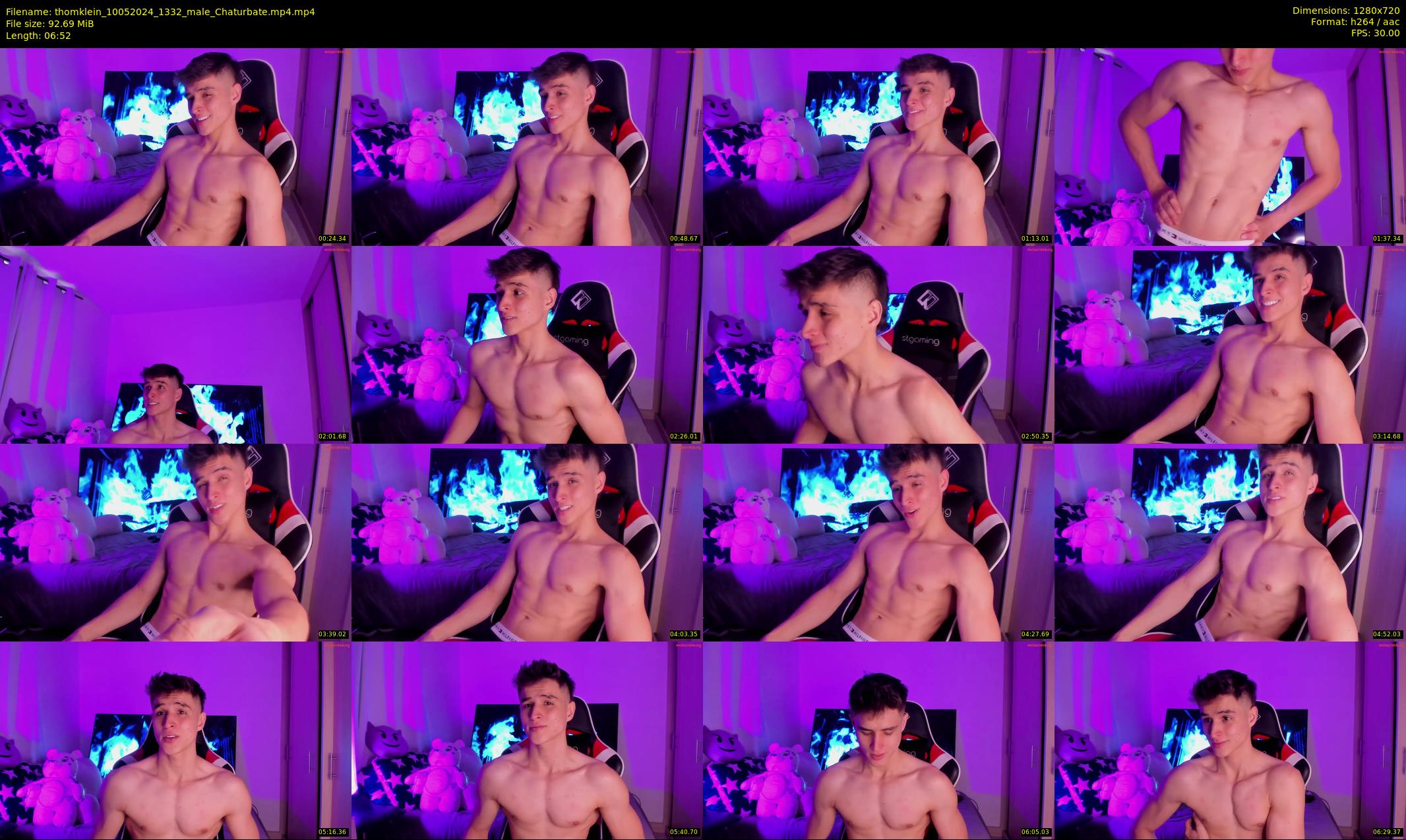 thomklein — 7 minute Chaturbate male cam show recording, 720p, May 10, 2024