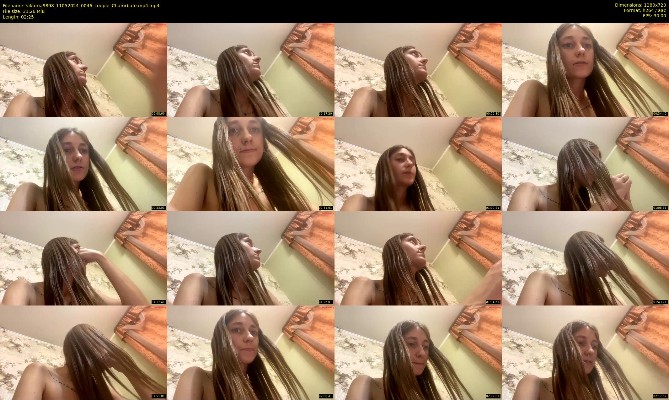 viktoria9898 — 3 minute Chaturbate couple cam show recording, 720p, May 11, 2024