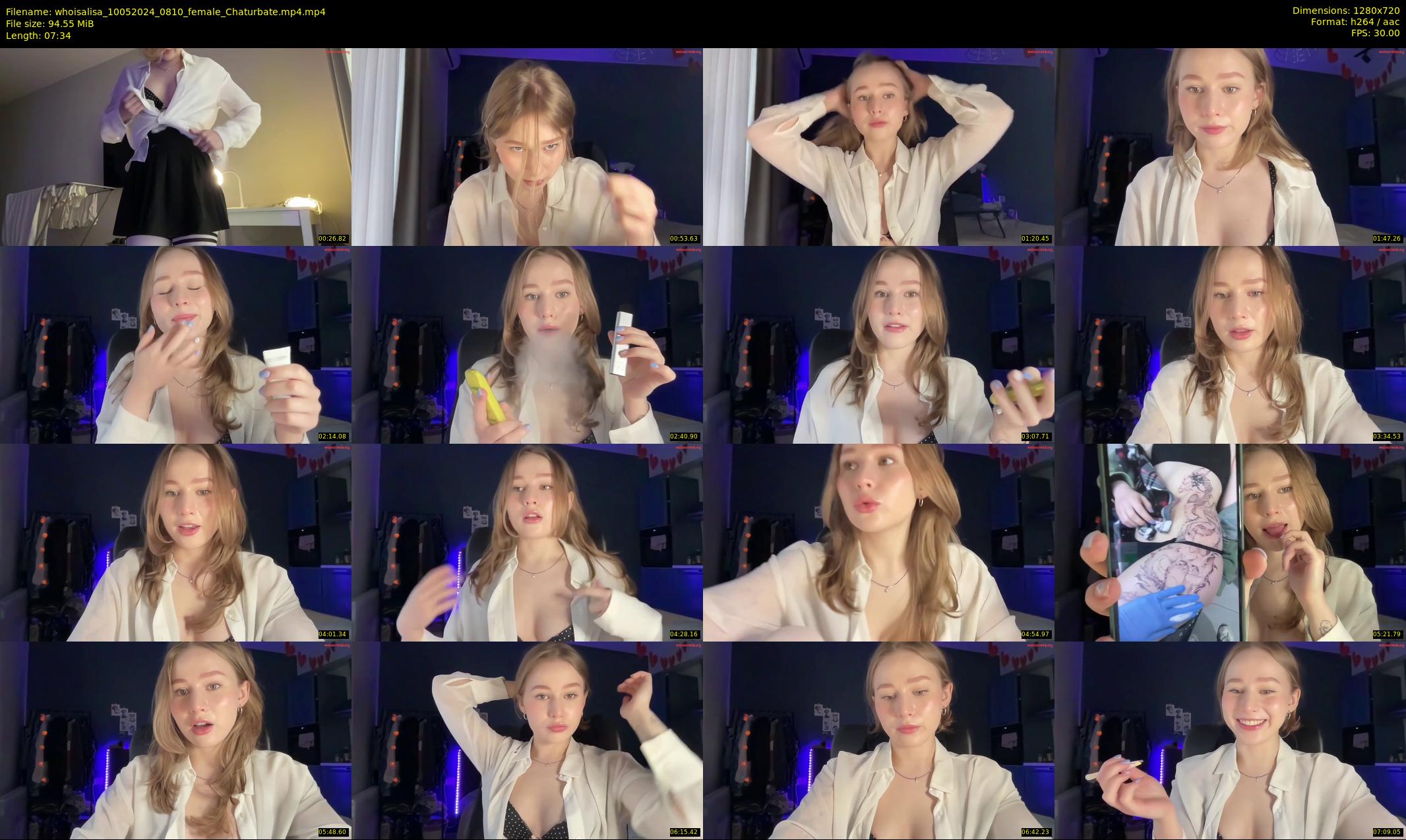 whoisalisa — 8 minute Chaturbate female cam show recording, 720p, May 10, 2024