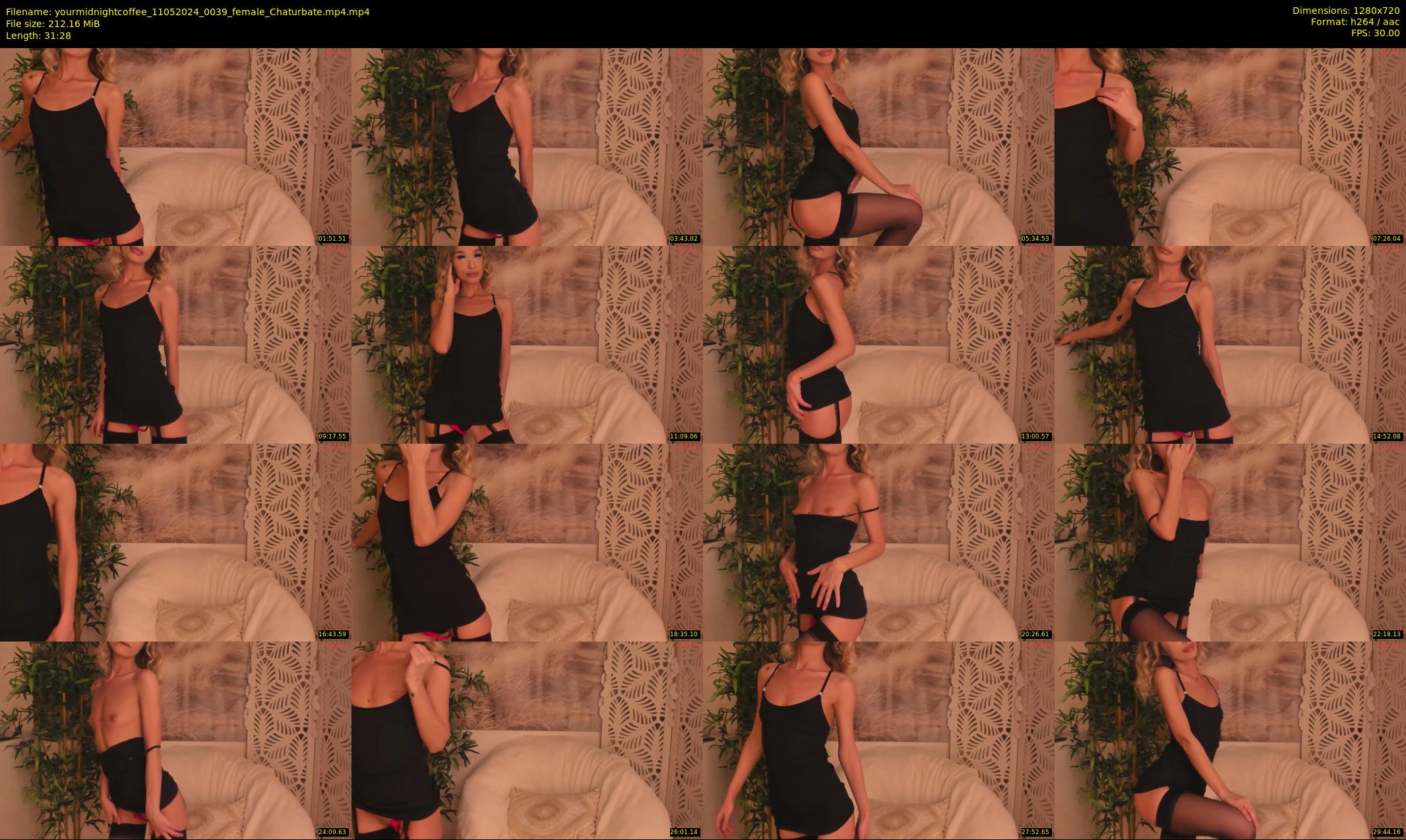 yourmidnightcoffee — 32 minute Chaturbate female cam show recording, 720p, May 11, 2024