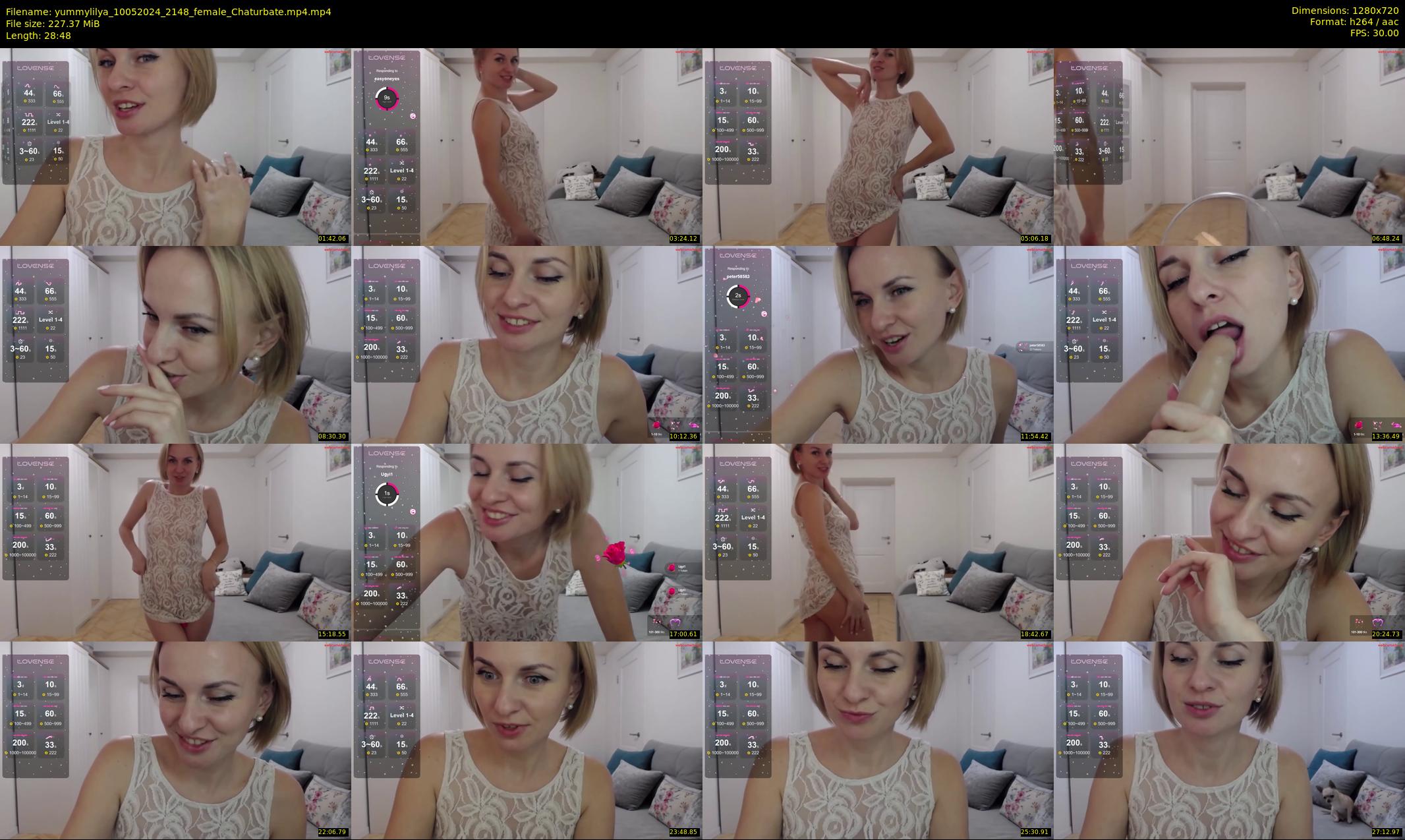 yummylilya — 29 minute Chaturbate female cam show recording, 720p, May 10, 2024
